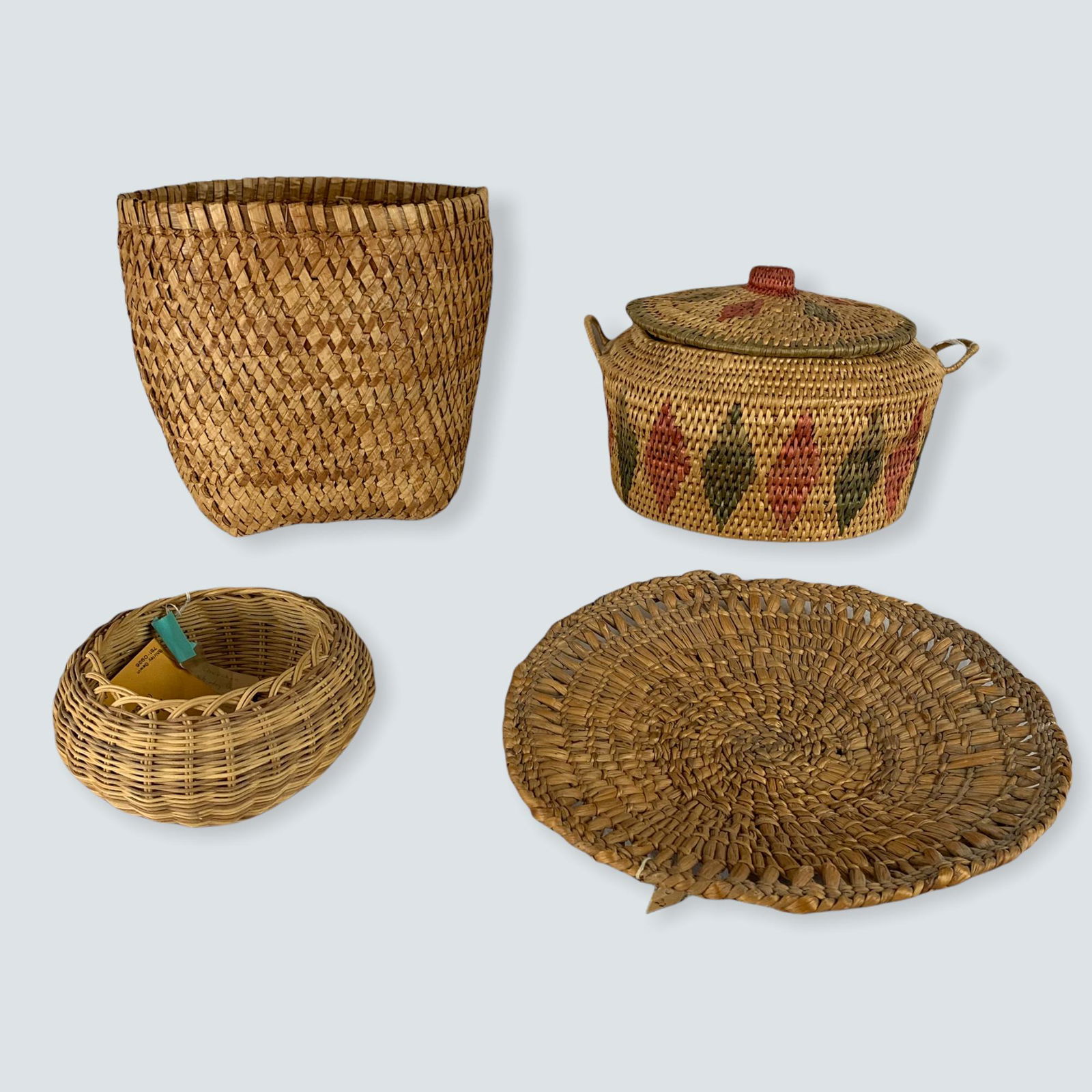 Lot of 4 Misc. Native Baskets (1 of 1)