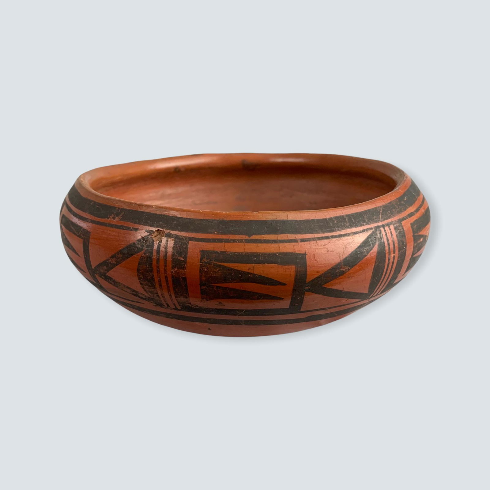 Hopi Black on Red Bowl (1 of 2)