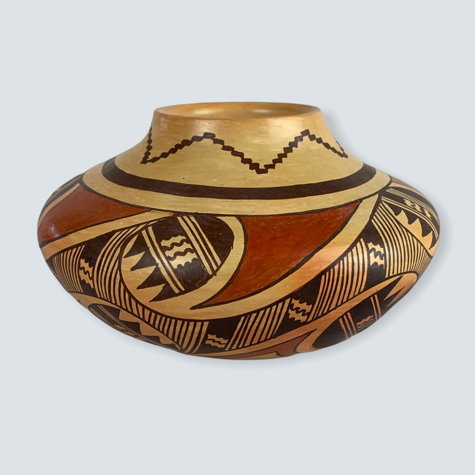 Hopi Nampeyo Pottery Jar, Signed Nampeyo [Koo-Loo] (1 of 2)