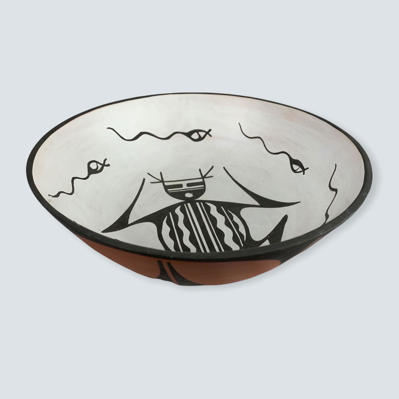 Zuni Polychrome Bowl By Anderson J. Peynetsa (1 of 3)