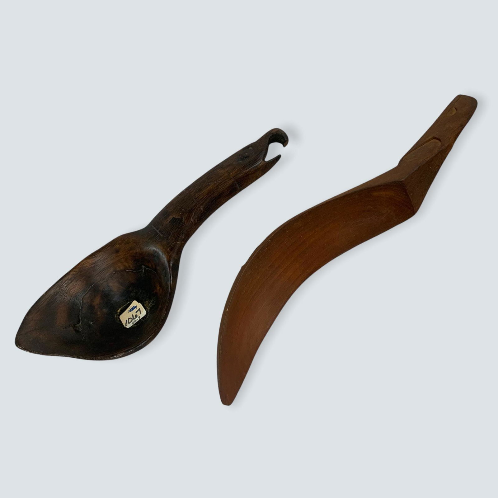 2 North West Coast Wood Ladles (1 of 2)