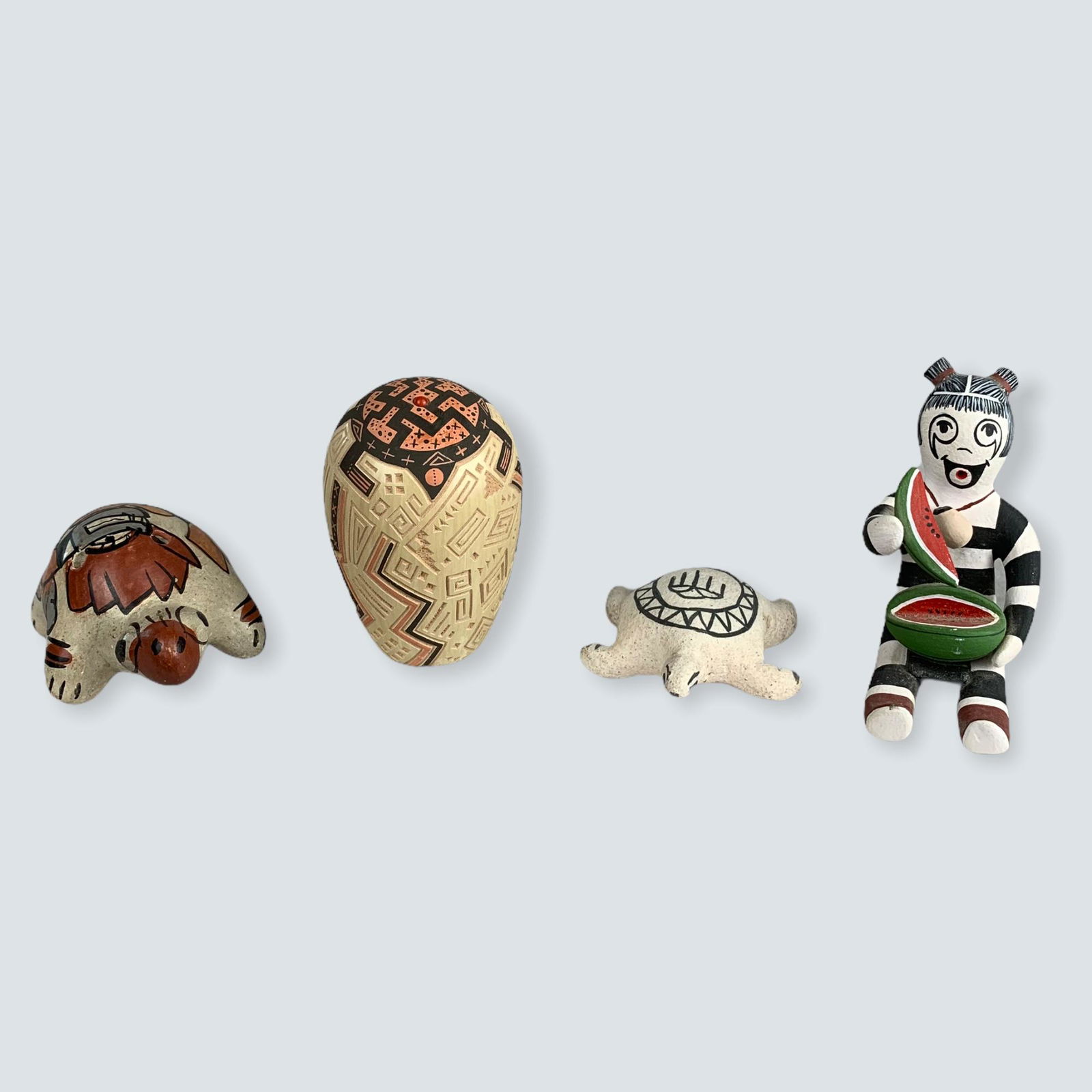 Group of 4 Pottery Pueblo Pieces (1 of 1)