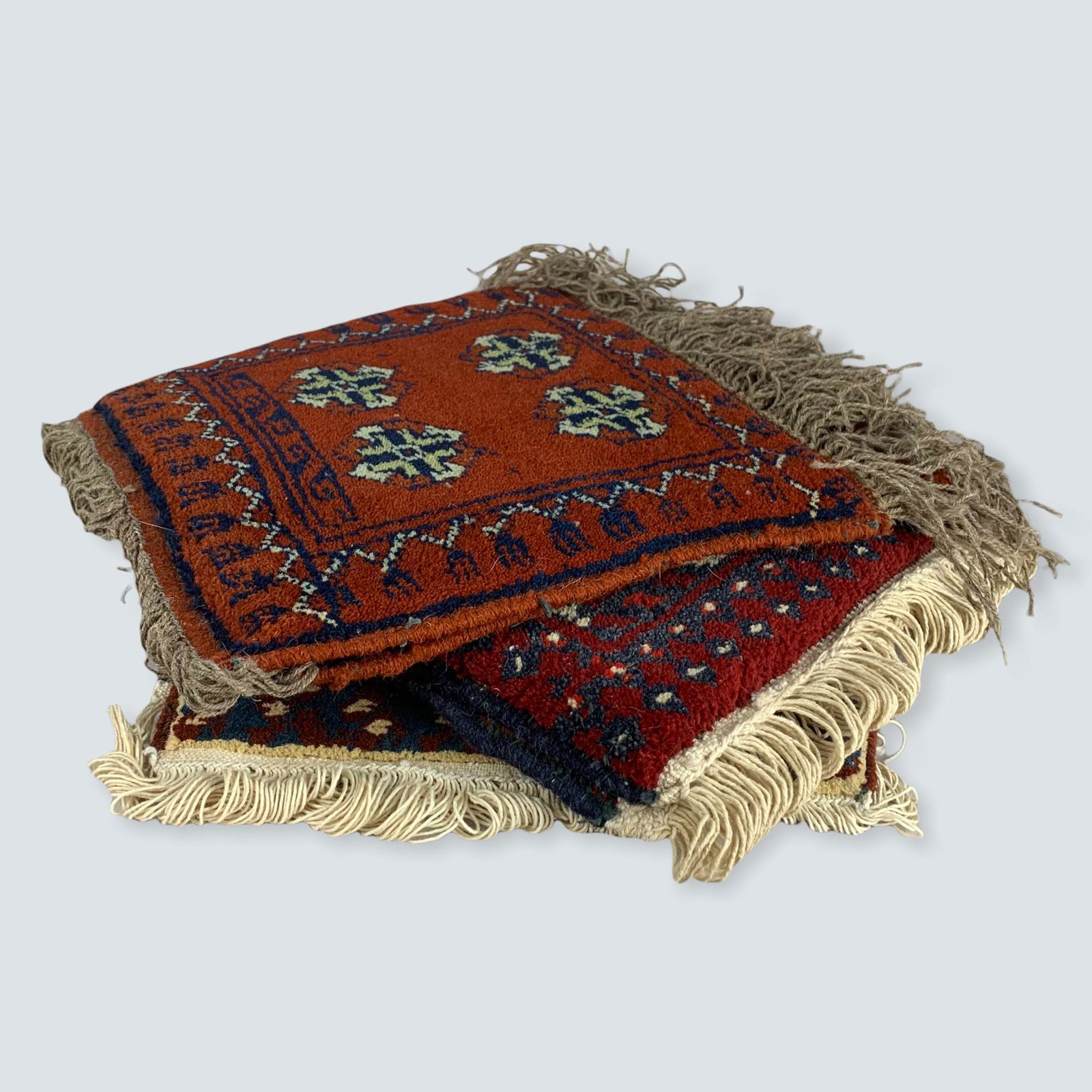 3 Pairs of Afghanistan Hand Woven Wool Samplers or (1 of 1)