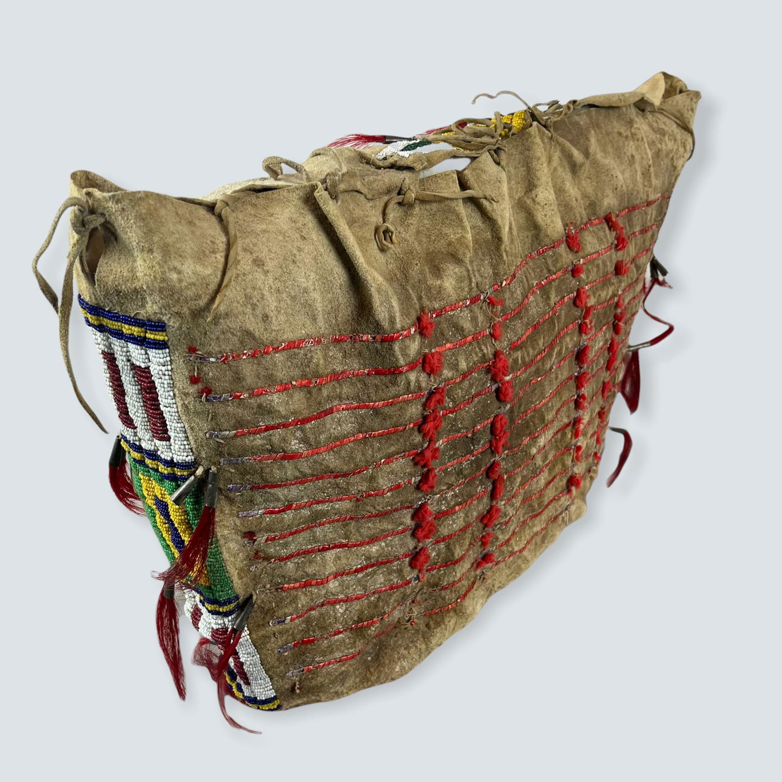 19th Century Plains Indian Beaded and Quilled Tepee or (1 of 4)