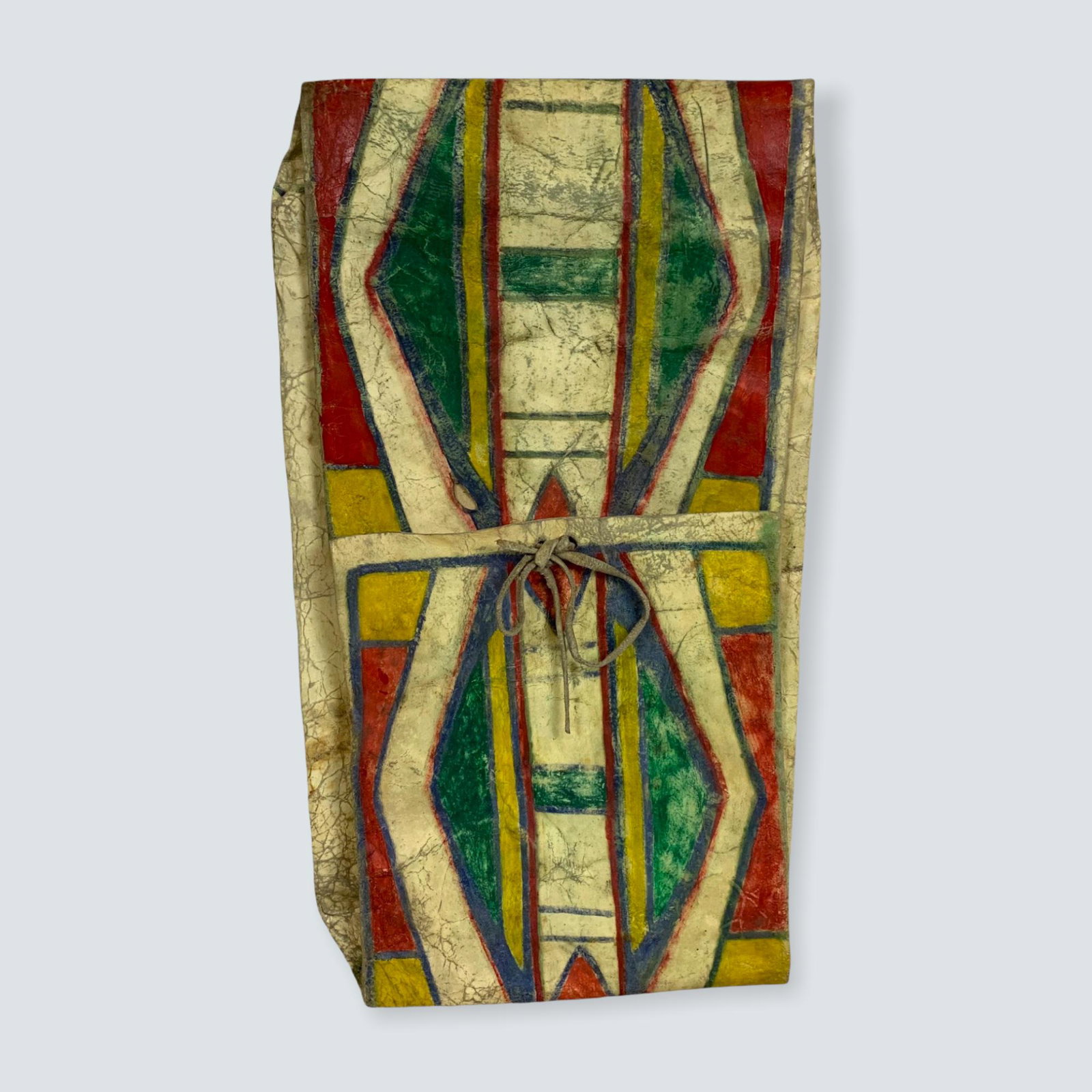 19th C Painted Parfleche Indian Envelope (1 of 2)
