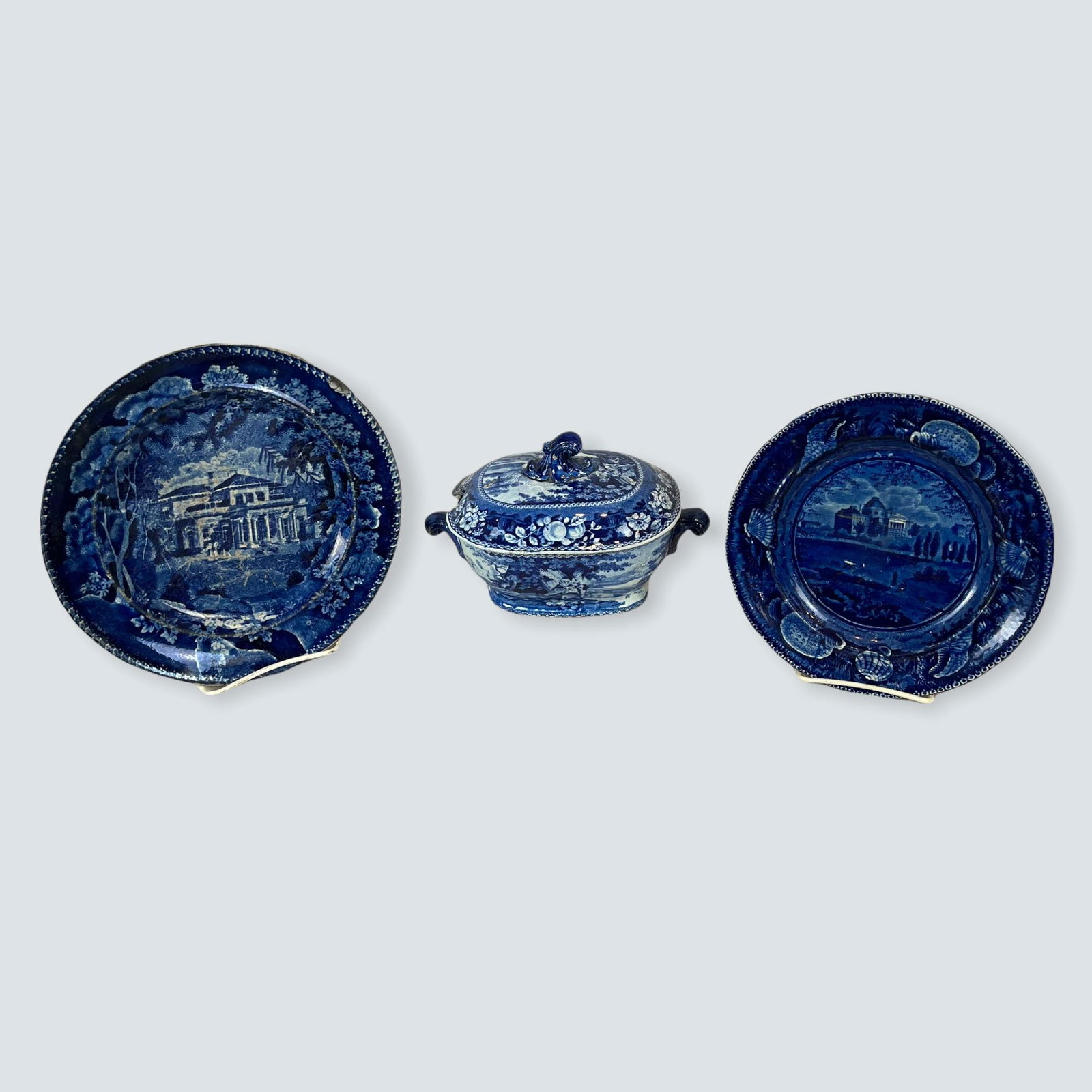 Three Pieces of Historical Blue (1 of 6)