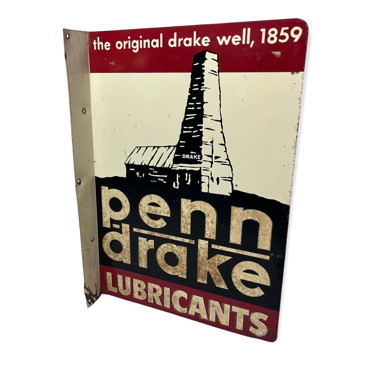 Penn Drake Lubricants Flange Sign (1 of 2)