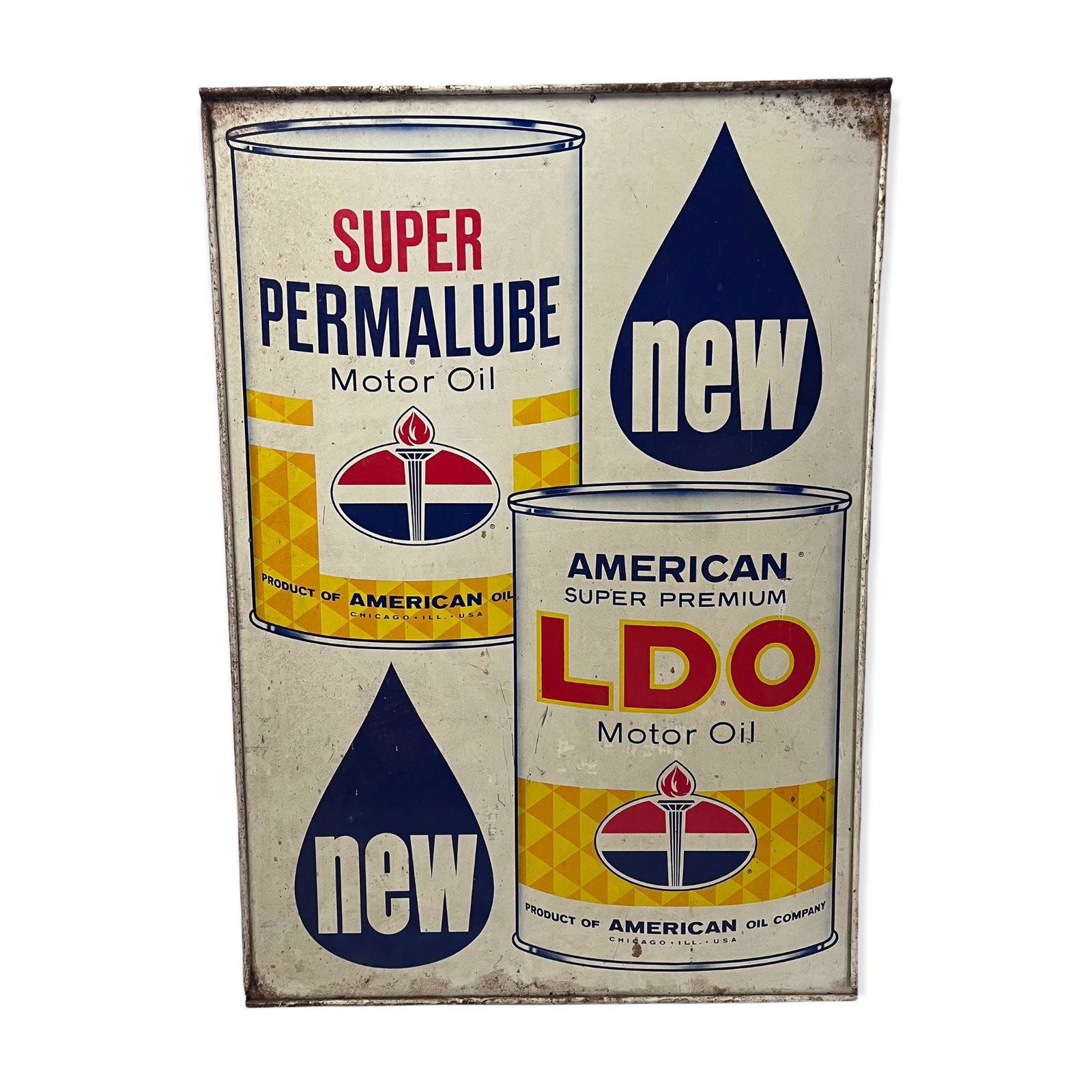Super Permalube LDO Standard Oil Sign (1 of 2)