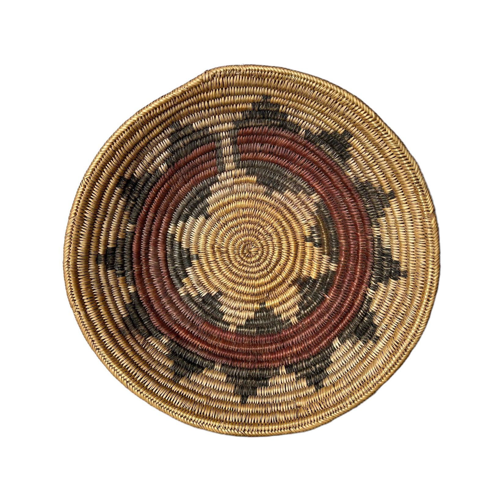 Vintage Navajo Wedding Tray Basket (1 of 2)