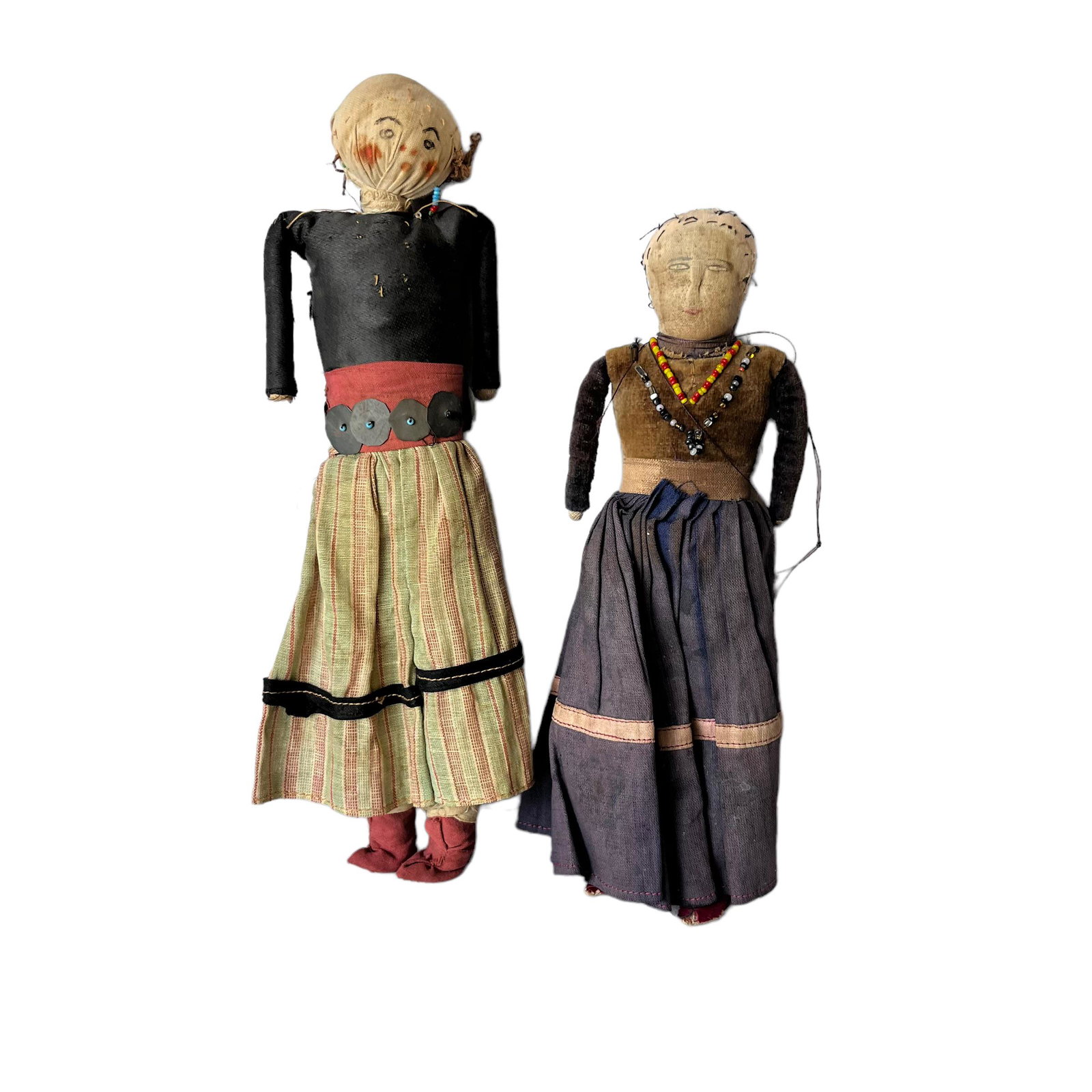 Pair Of Early Navajo Dolls (1 of 2)