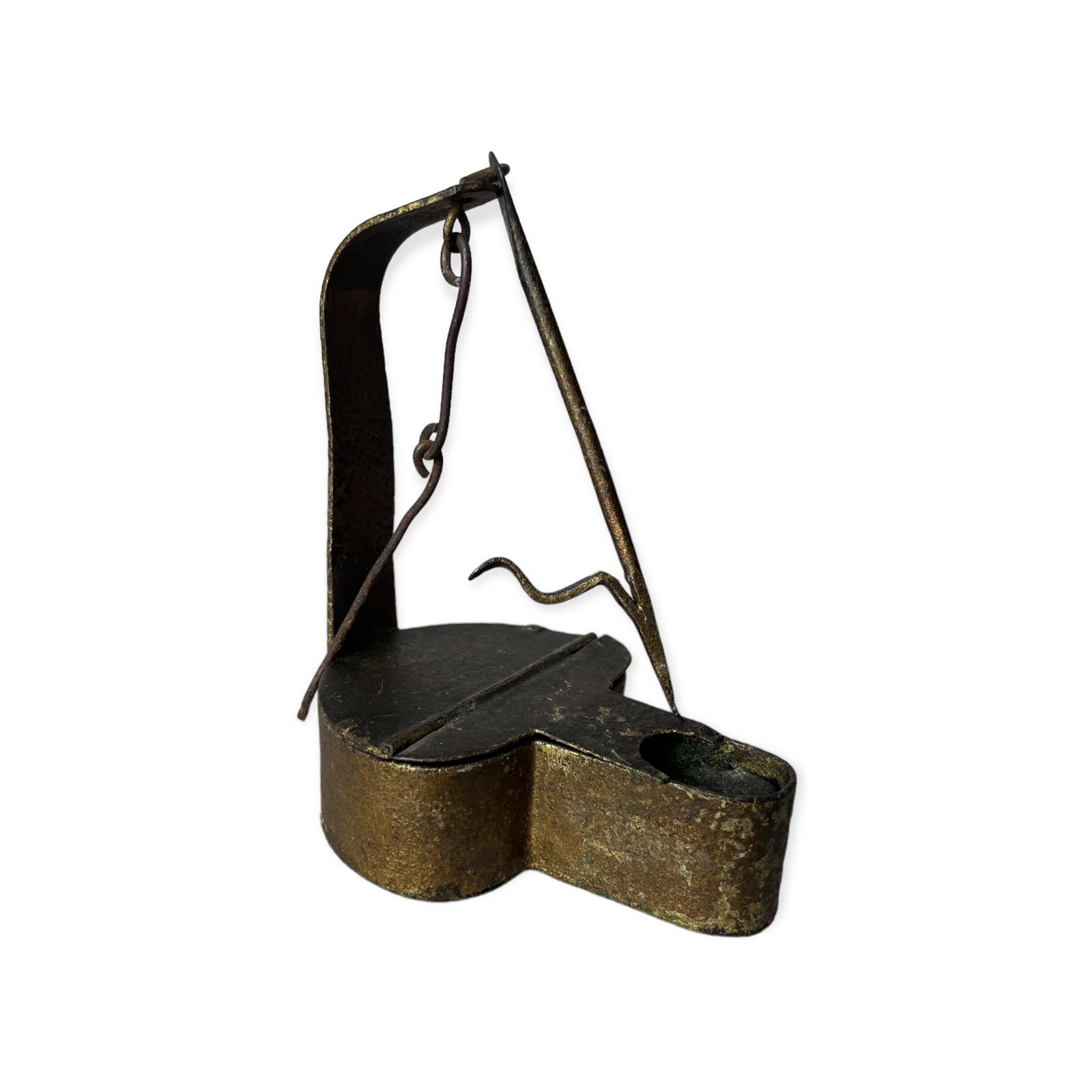 Early Tin Battery Lamp (1 of 1)