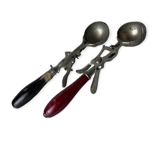 Pair of Antique Brass Ice Cream Scoops Sep 29, 2022 Ziebarth's