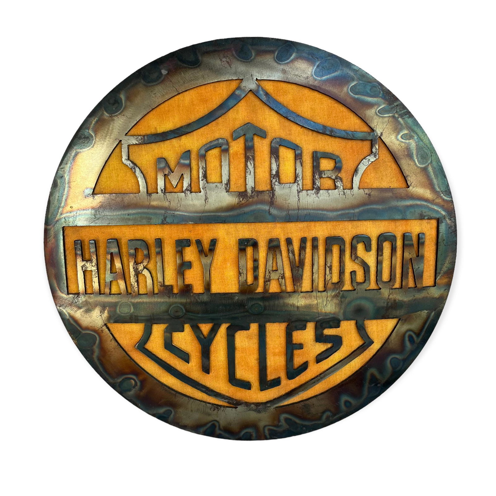 Vintage Metal Harley Davidson Sign (1 of 2)