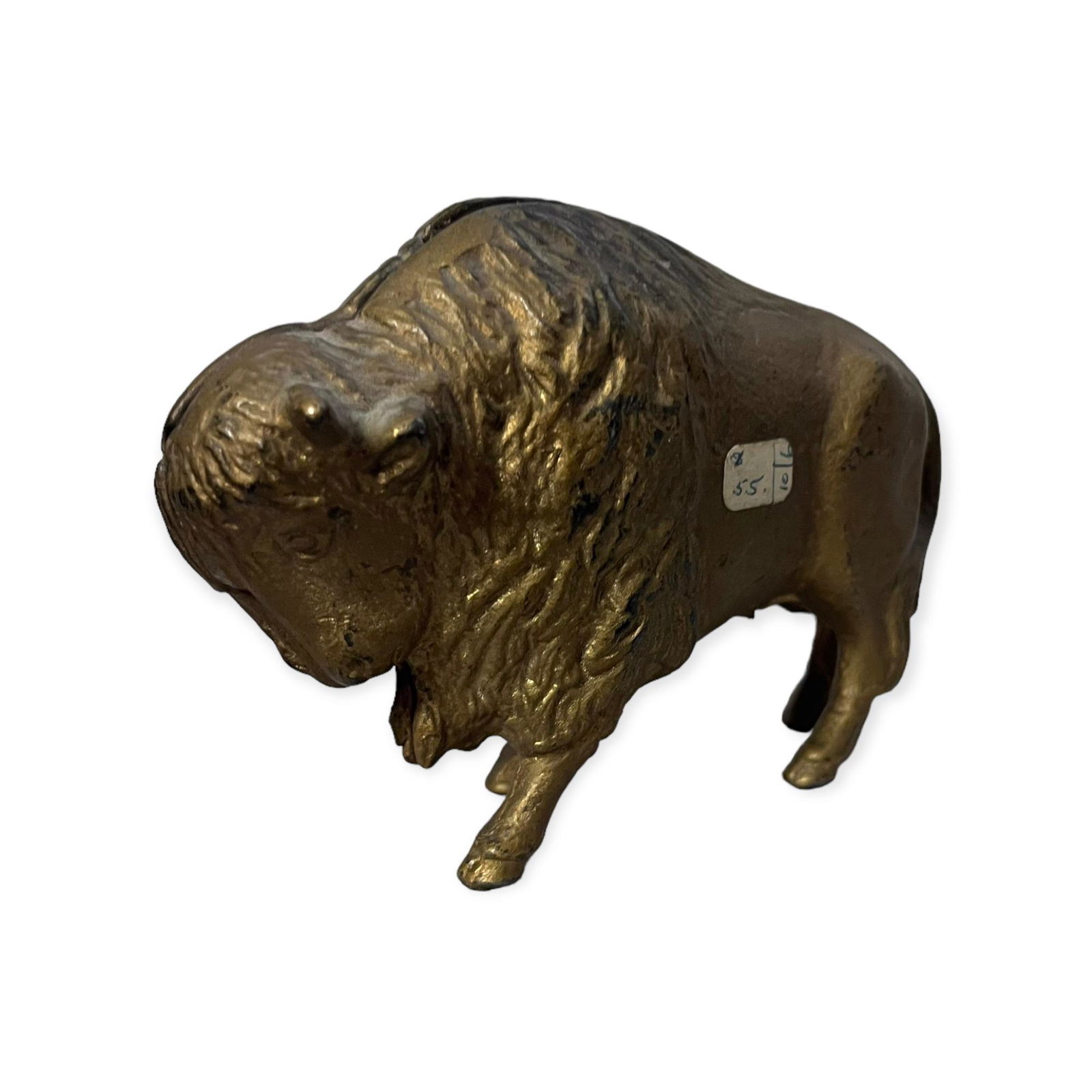 Original Cast Iron Buffalo Still Bank (1 of 2)