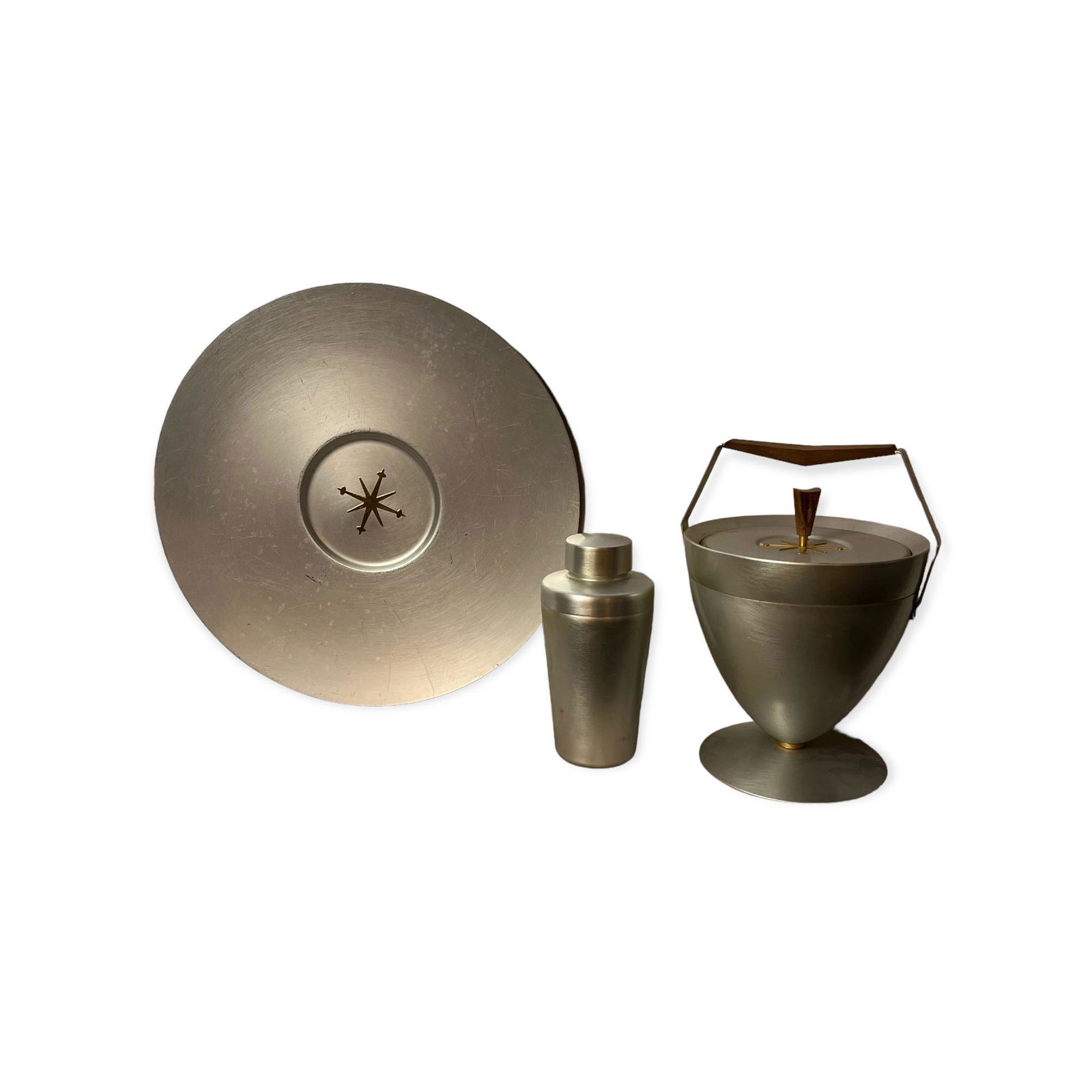 Cool Mid Century Mirro Medallion 3 Piece Set (1 of 3)