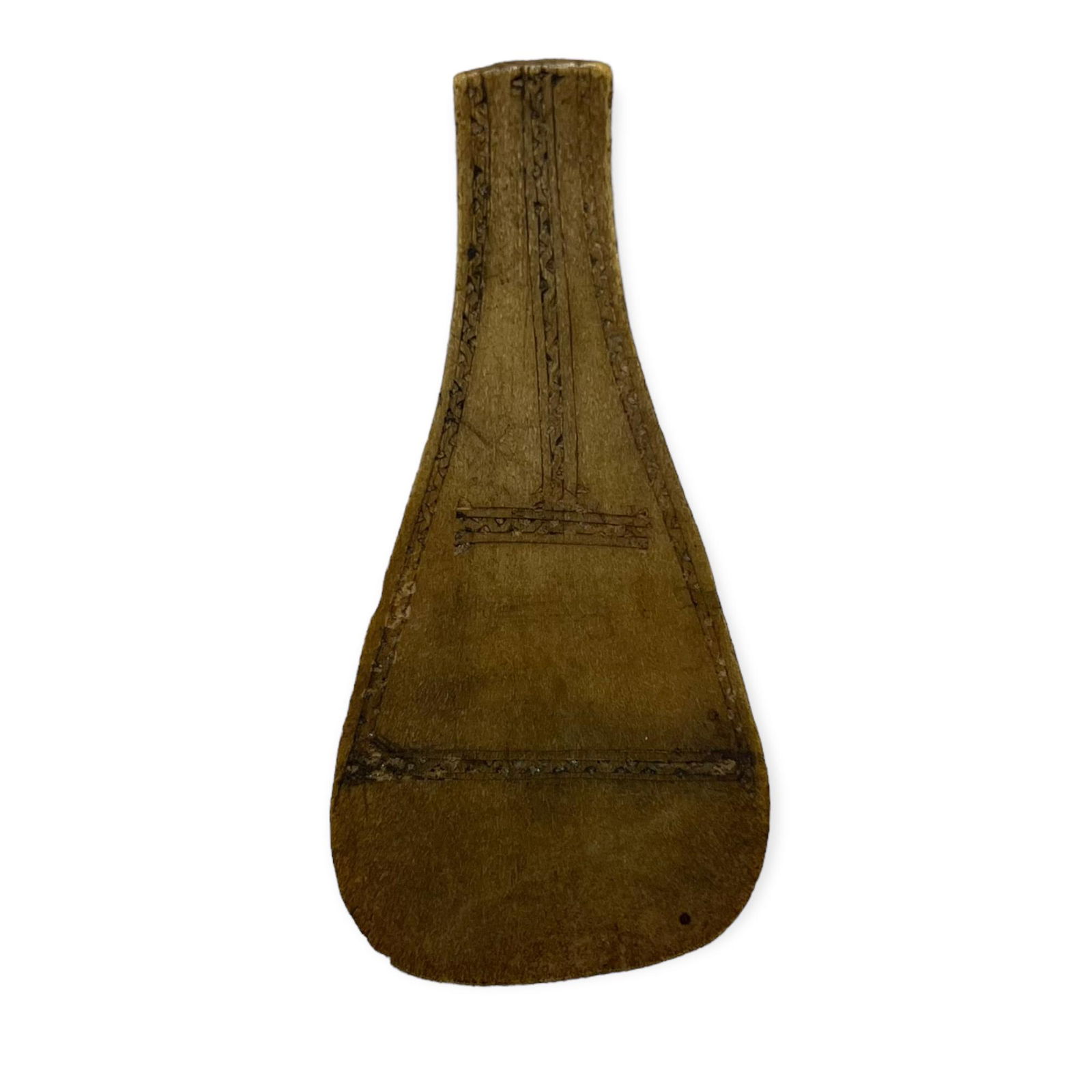 Rare Small Reindeer Horn Flat Spoon (1 of 2)