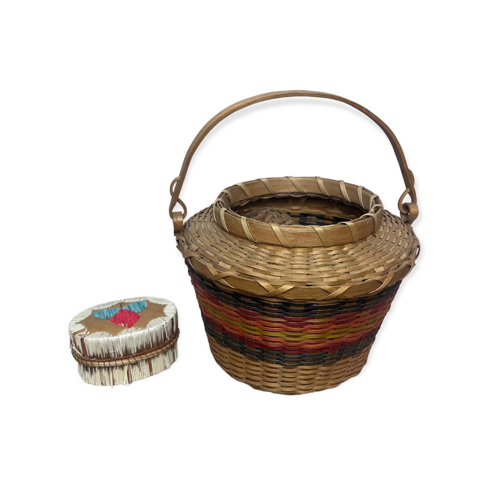 2 Early Woodland Indian Baskets (1 of 2)