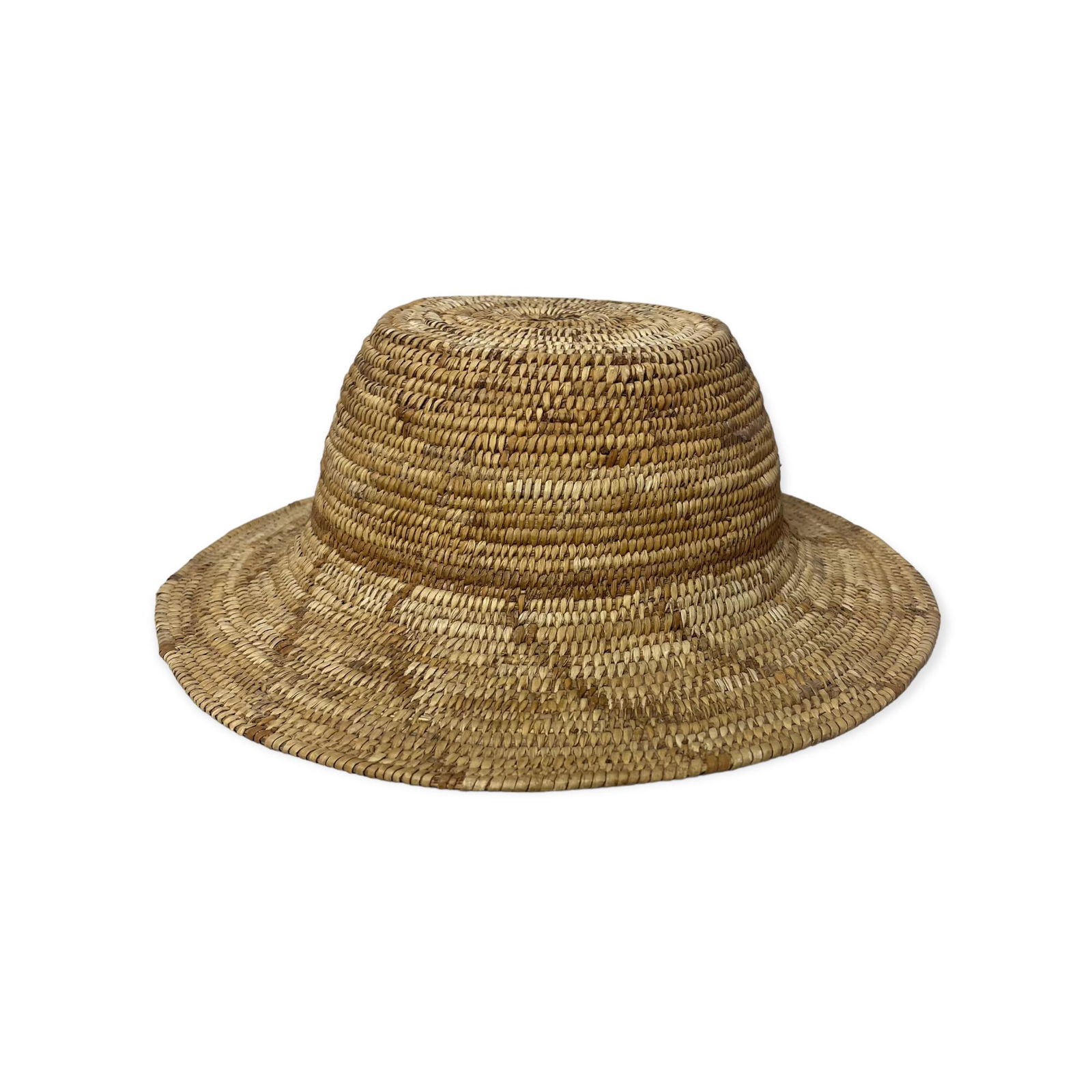 Rare Papago Indian Basketry Hat (1 of 2)