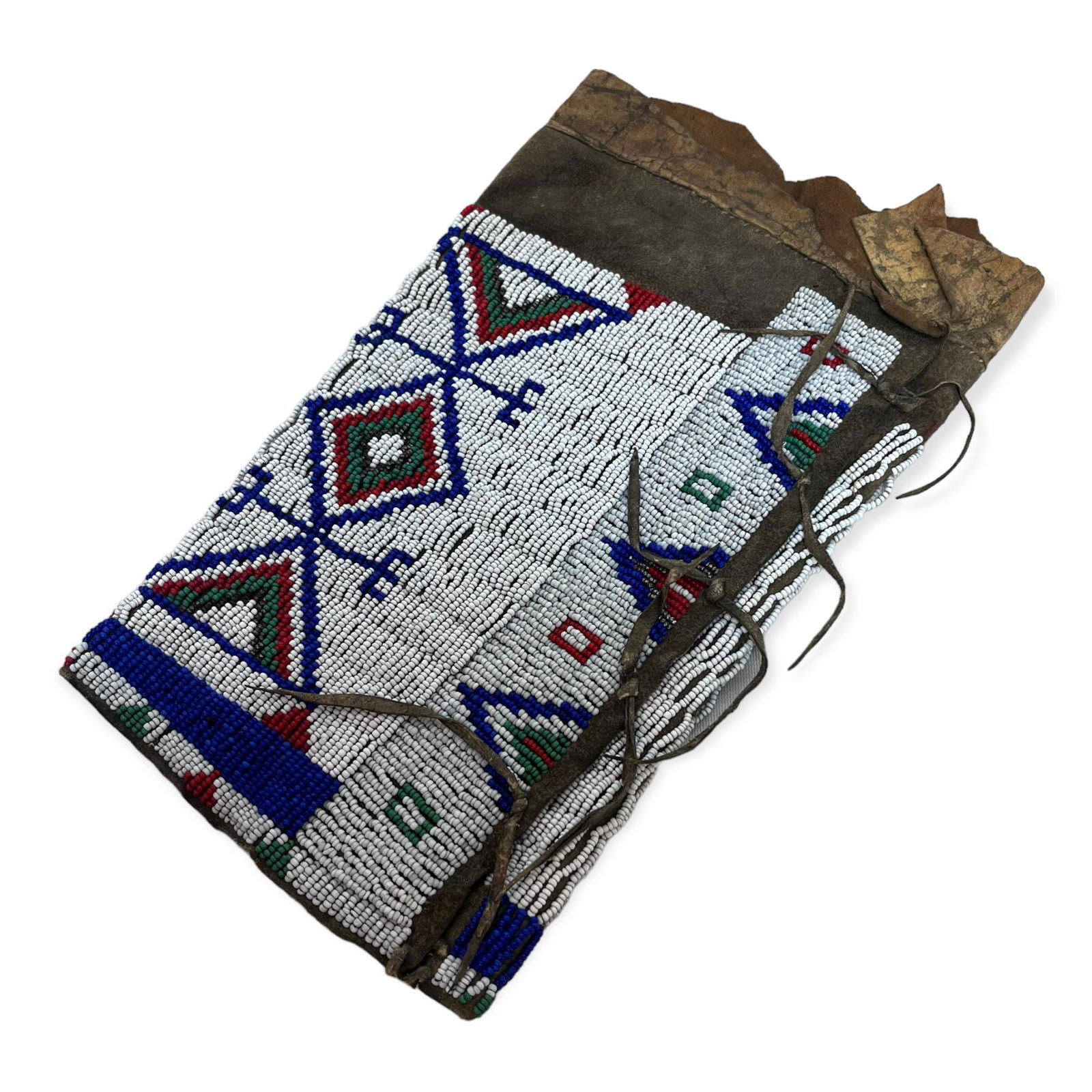 1890's Sioux Full Beaded Legging (1 of 2)