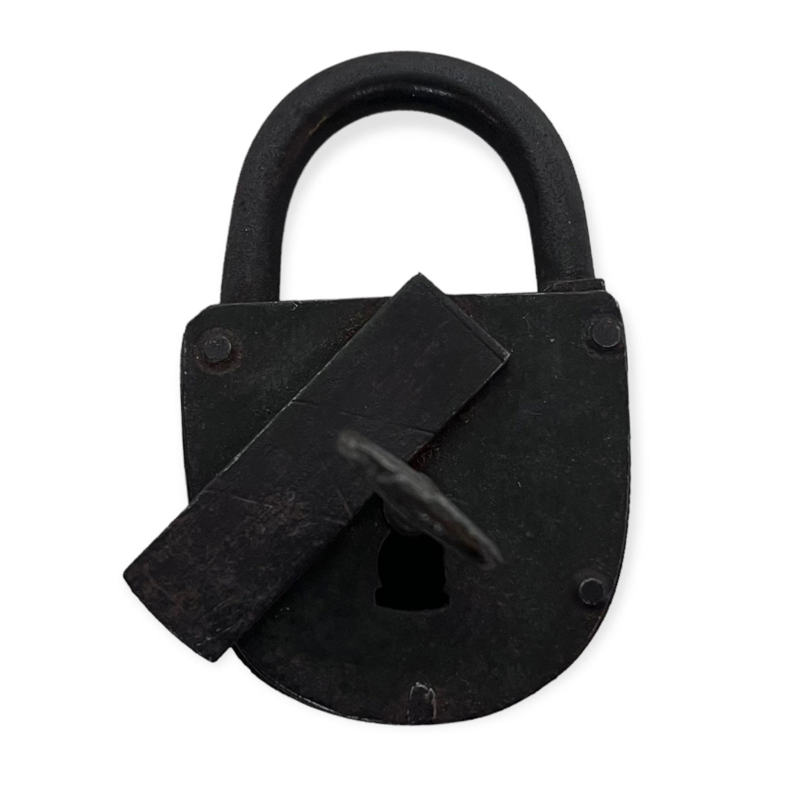 Early iron Padlock With Key (1 of 2)