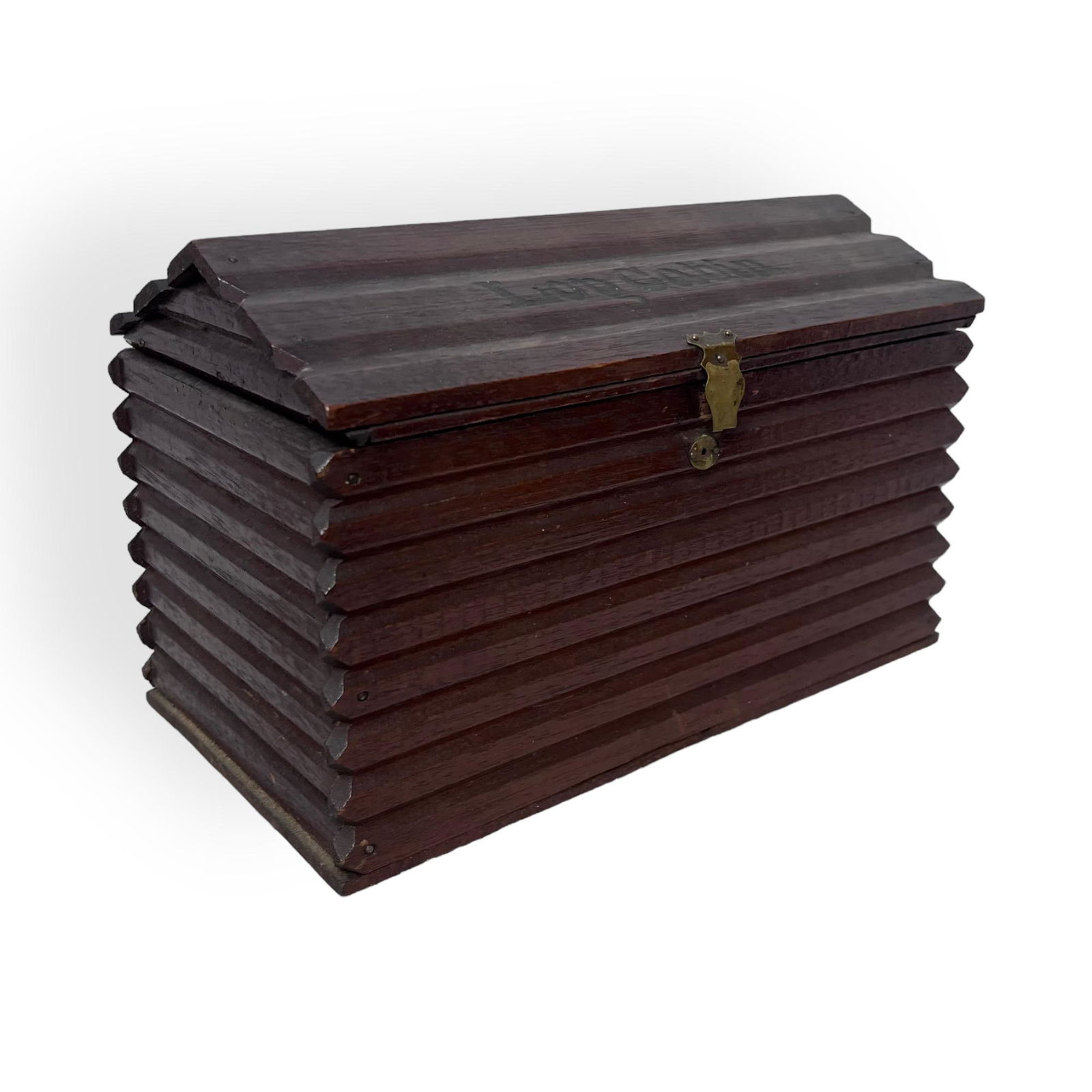 Early Log Cabin Cigar Box (1 of 3)