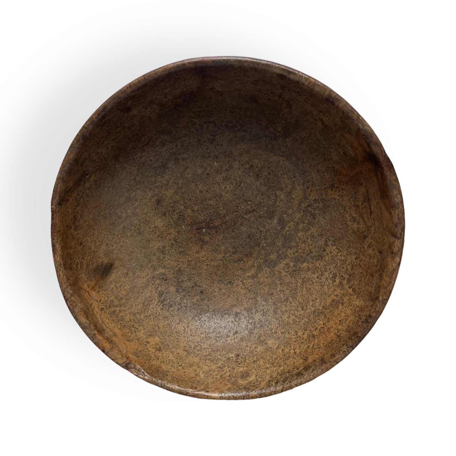 Wonderful 14 1/2 Inch Ash Burl Bowl (1 of 3)