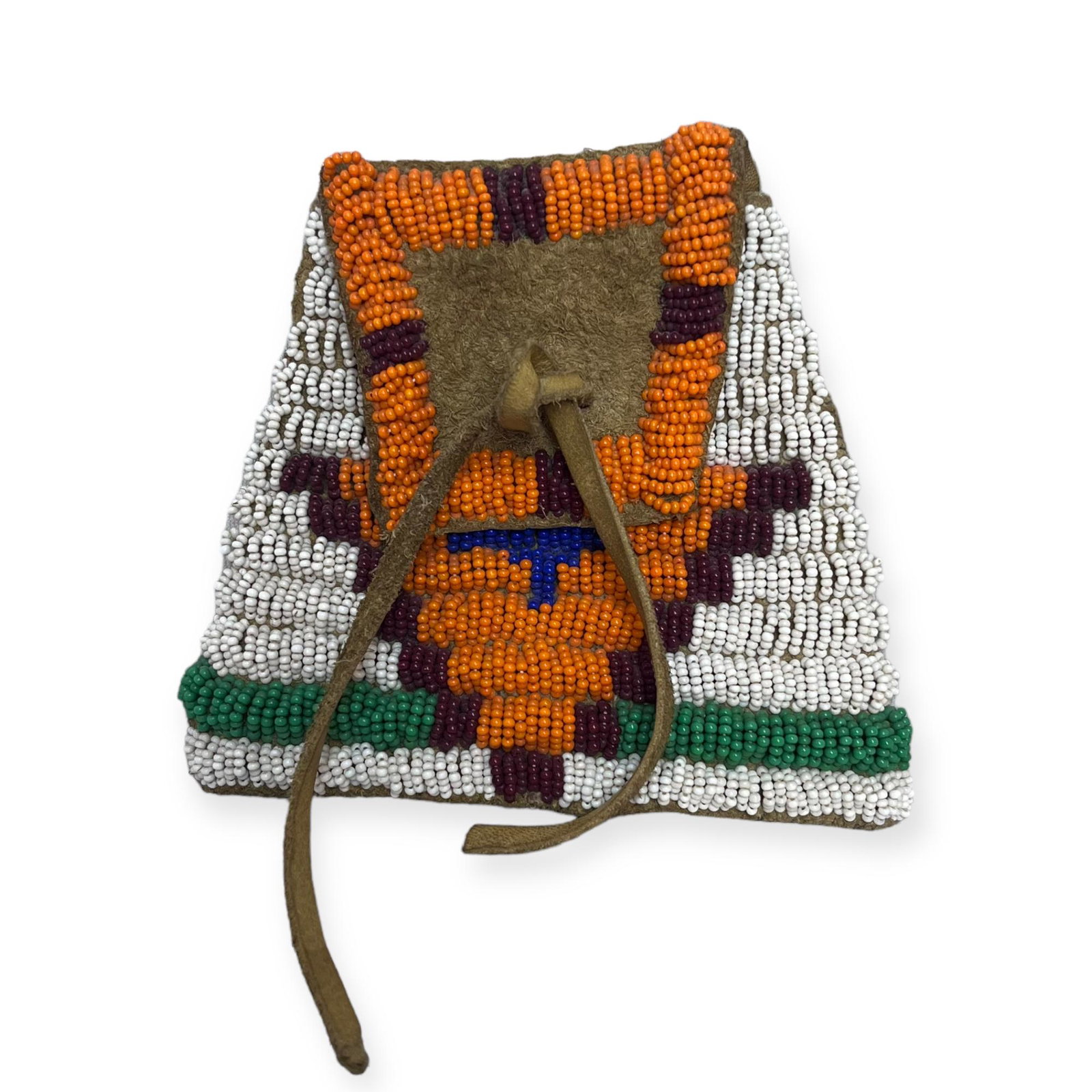 Plains Beaded Belt Pouch (1 of 2)