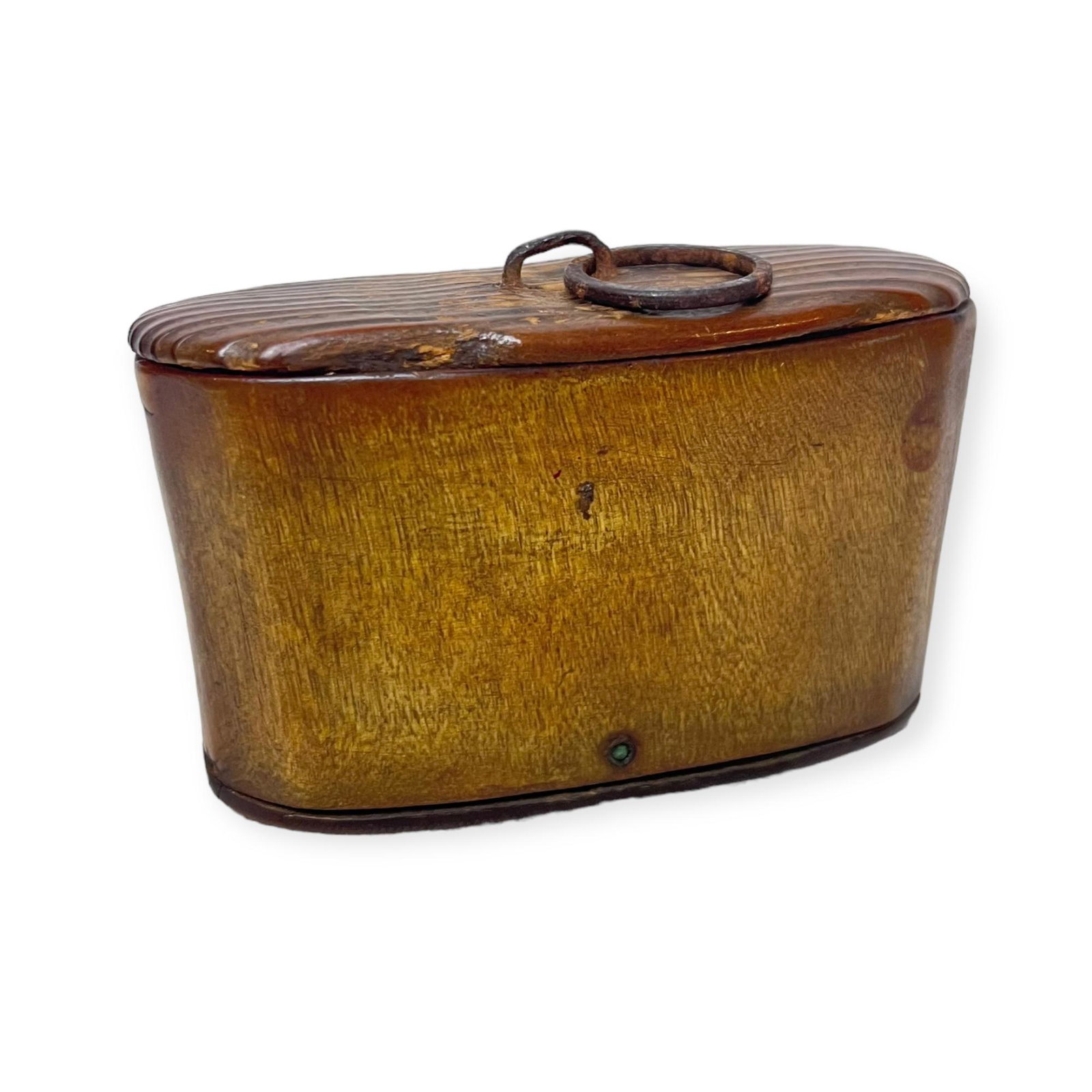 1800's Horn & Wood Snuff Box (1 of 2)