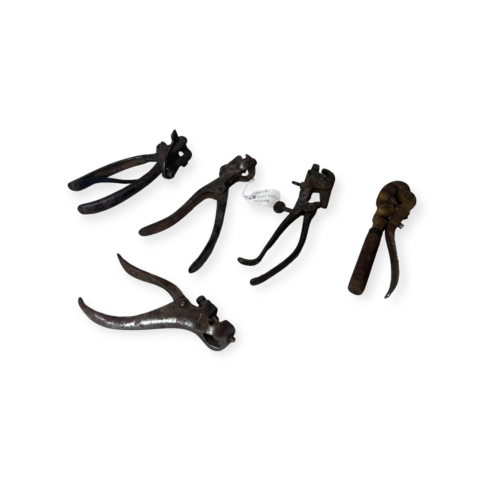 5 Saw Sets: Grouping of 5 saw sets