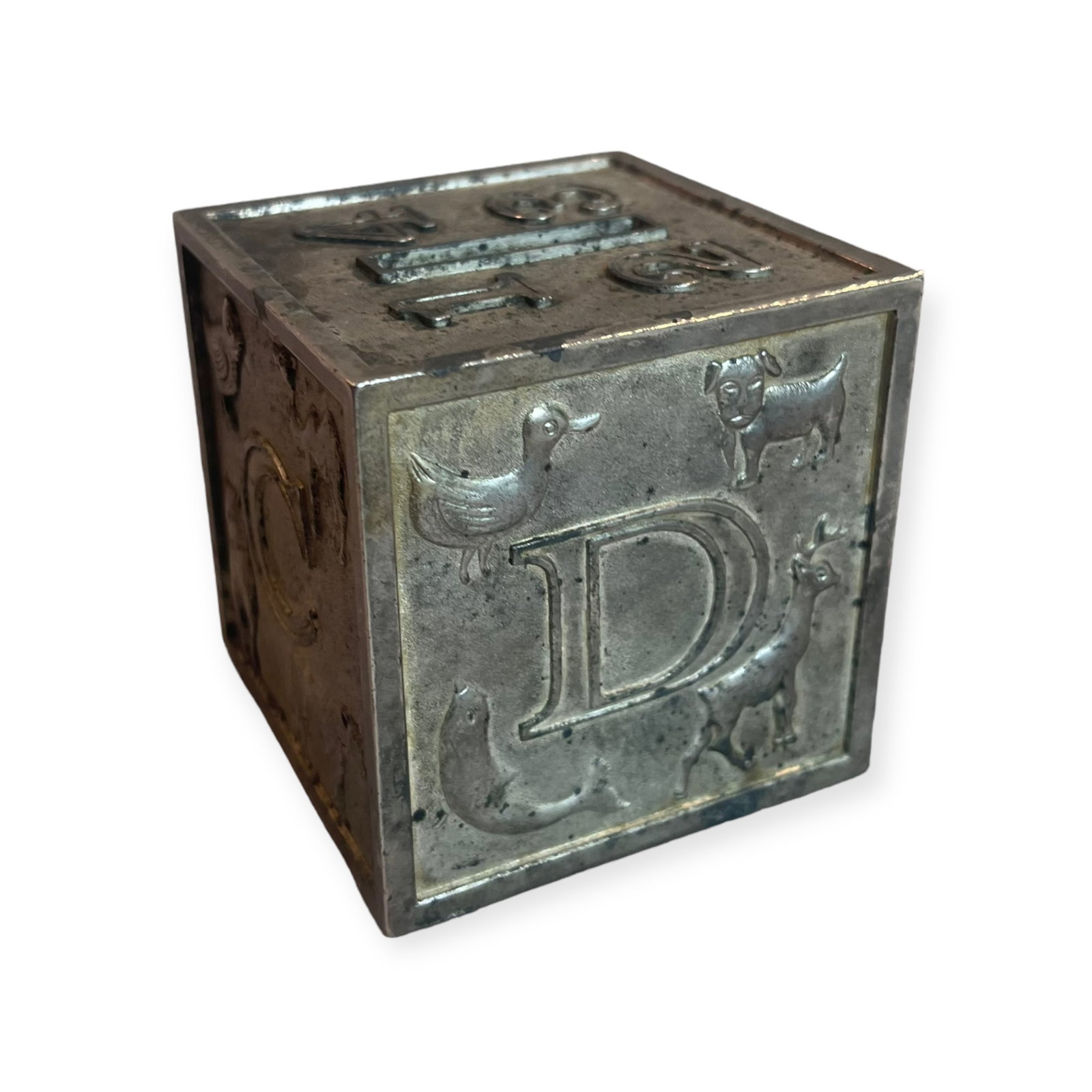 ABC Bank: Measures 3 x 3 inches.