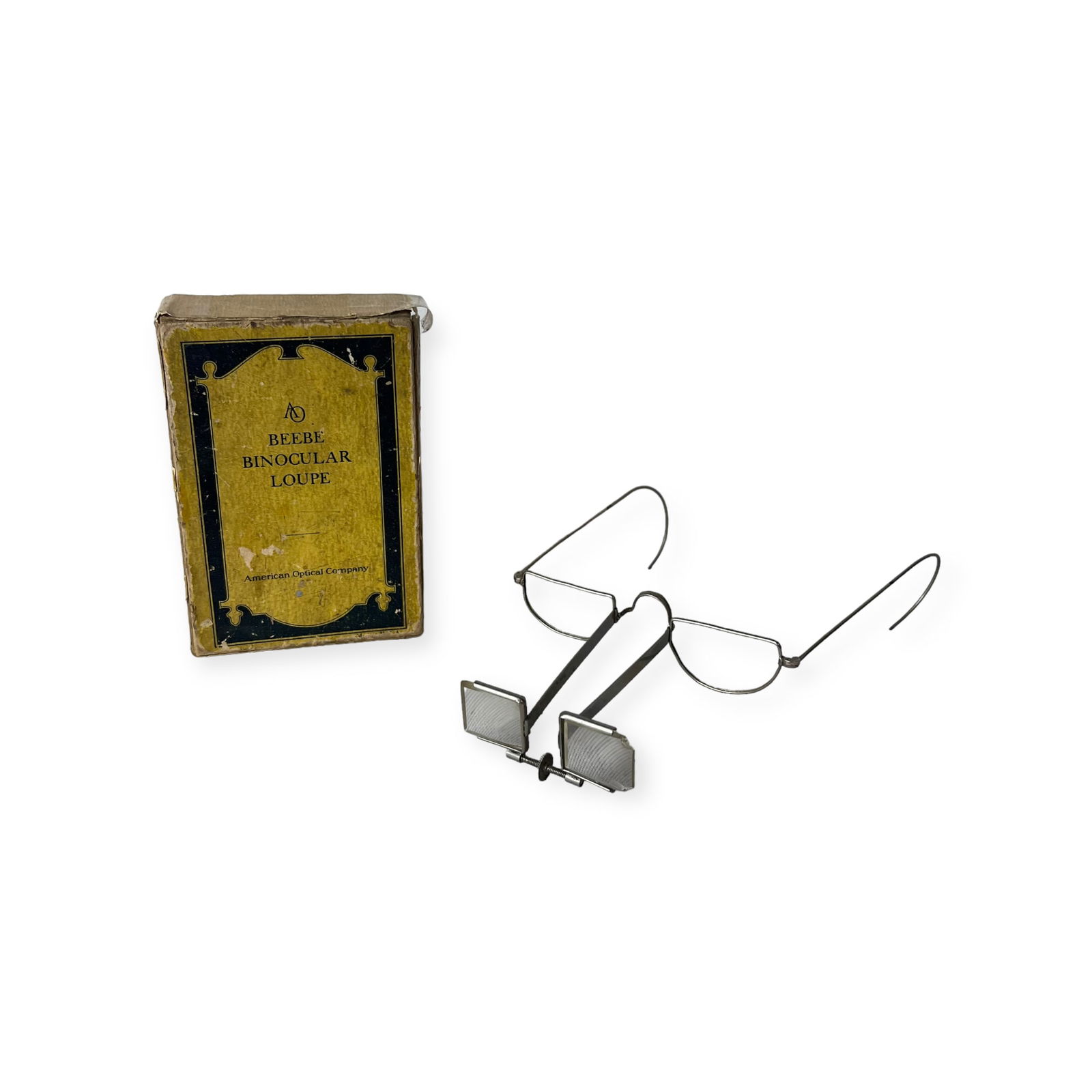 Rare Pair of Beebe Binocular Loupe Looking Glasses (1 of 1)