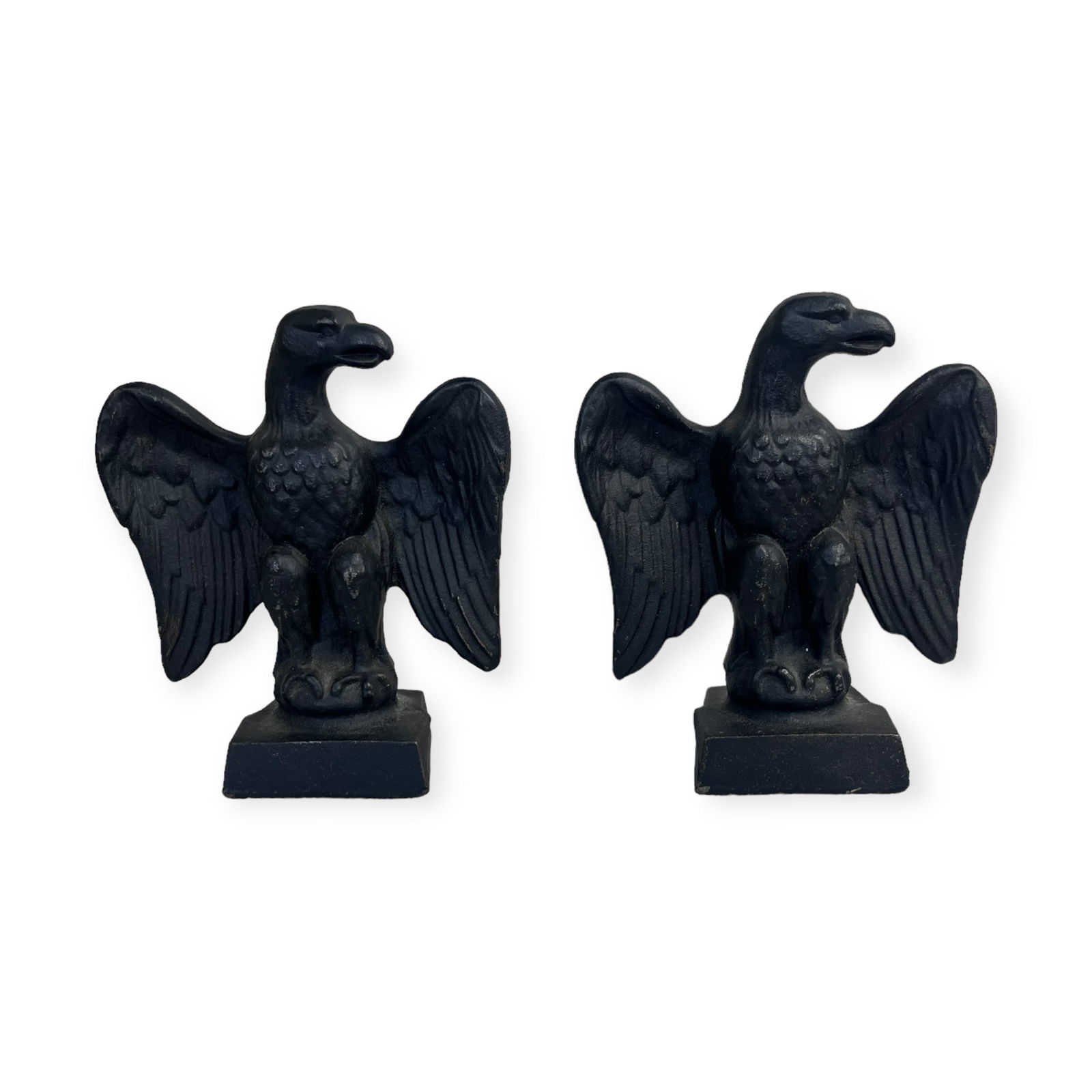 Two Cast Iron Snow Eagles (1 of 2)