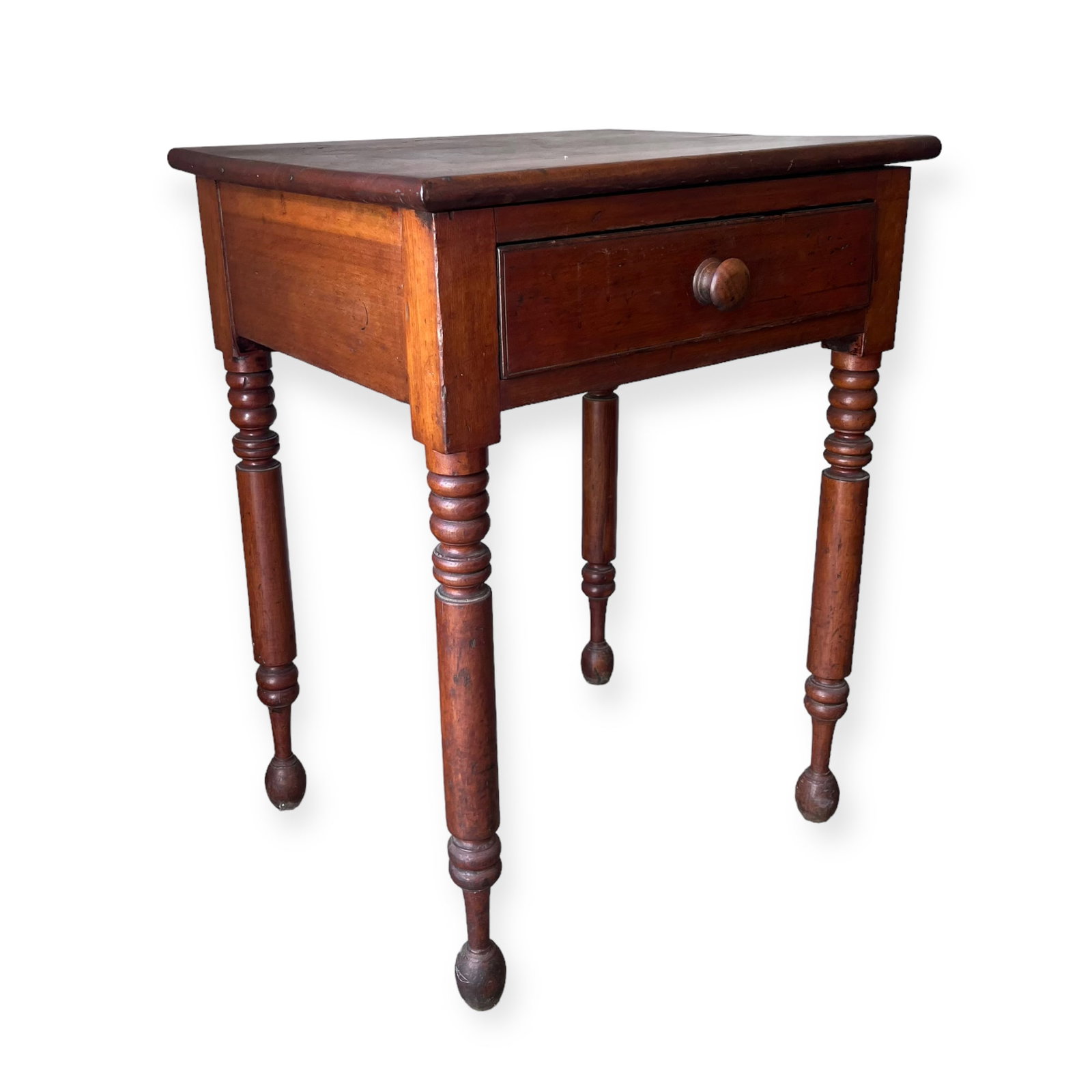 One Drawer Cherry Side Table (1 of 3)