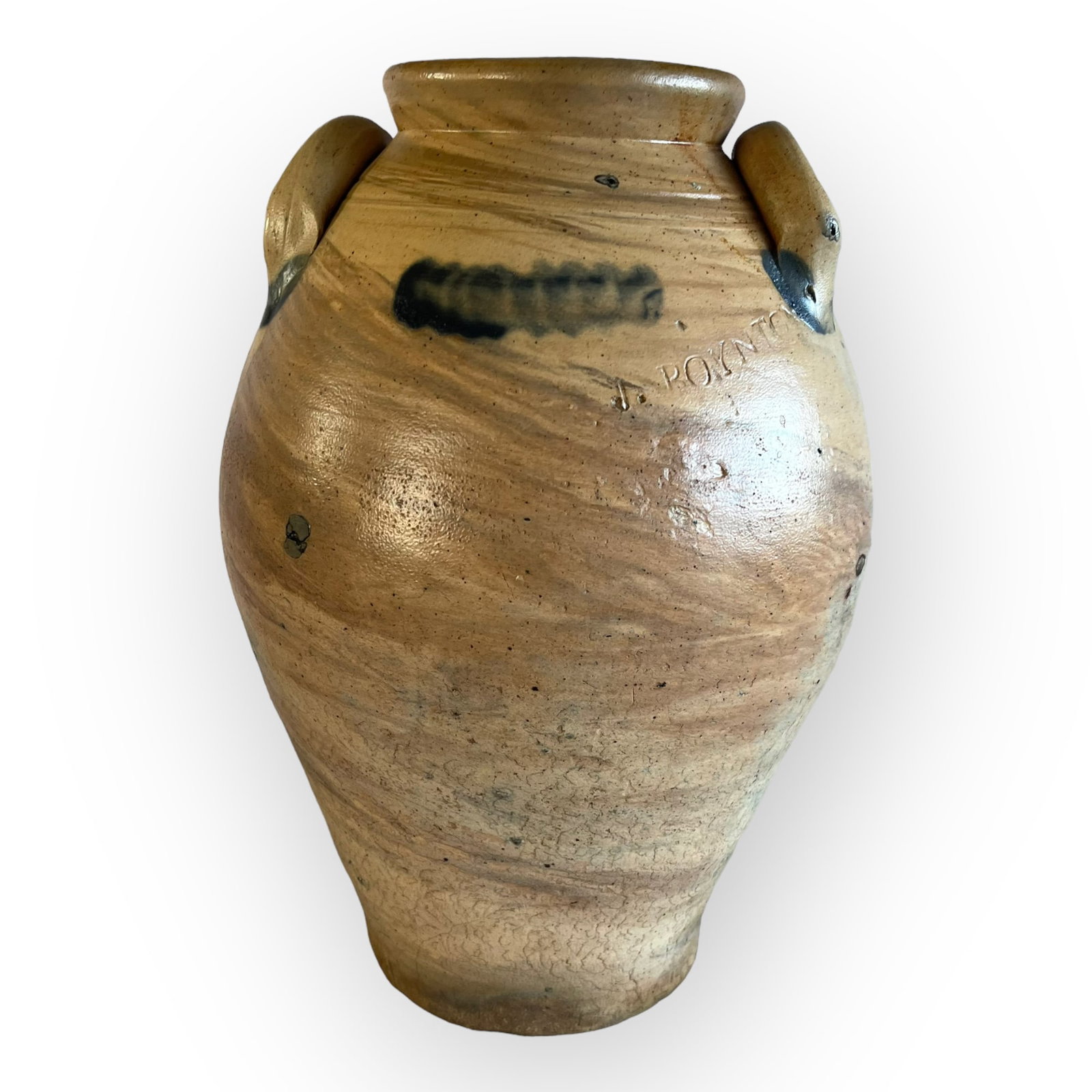 Rare Early Albany, NY Jar (Stamped J BOYNTON) (1 of 6)
