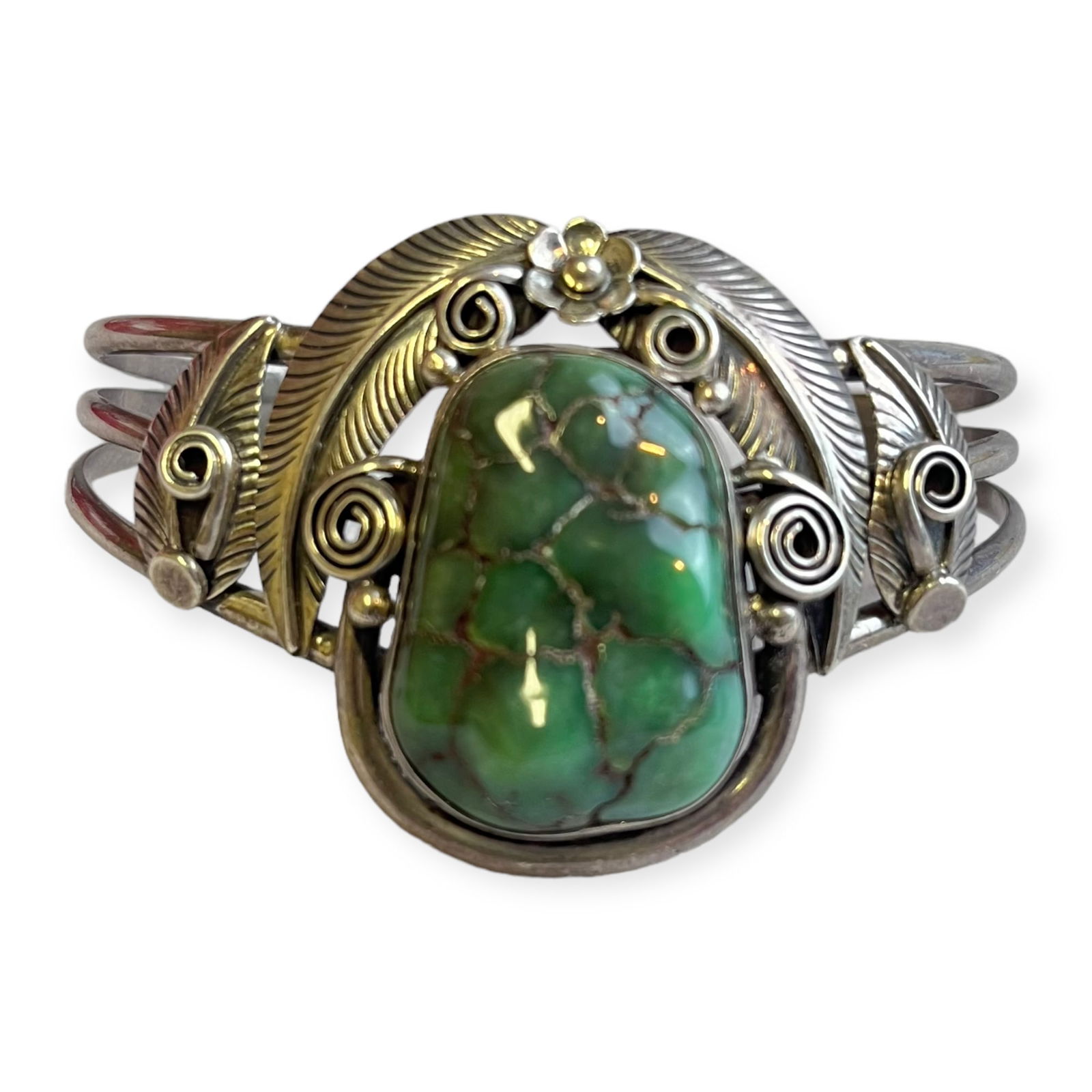 Sam Piaso Navajo Sterling Bracelet (1 of 2)