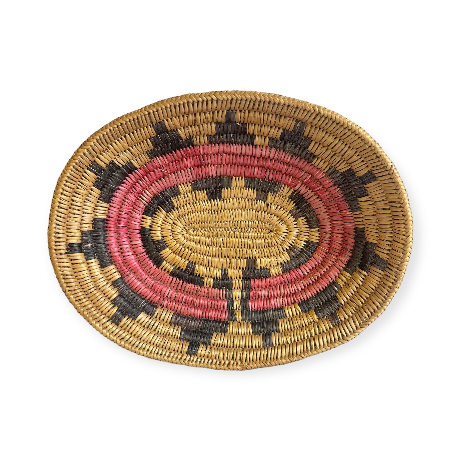Multi-Colored Navajo Basket (1 of 2)