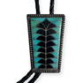 Rare Zuni Bolo Tie Marked Ed & Pablita Quam