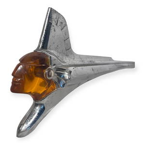 Rare Circa 1940-50s Pontiac Chieftain Hood Ornament