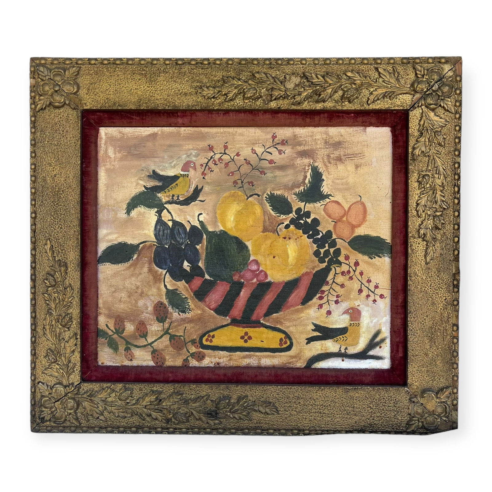 Pennsylvania Dutch Painting On Artist Panel (1 of 2)