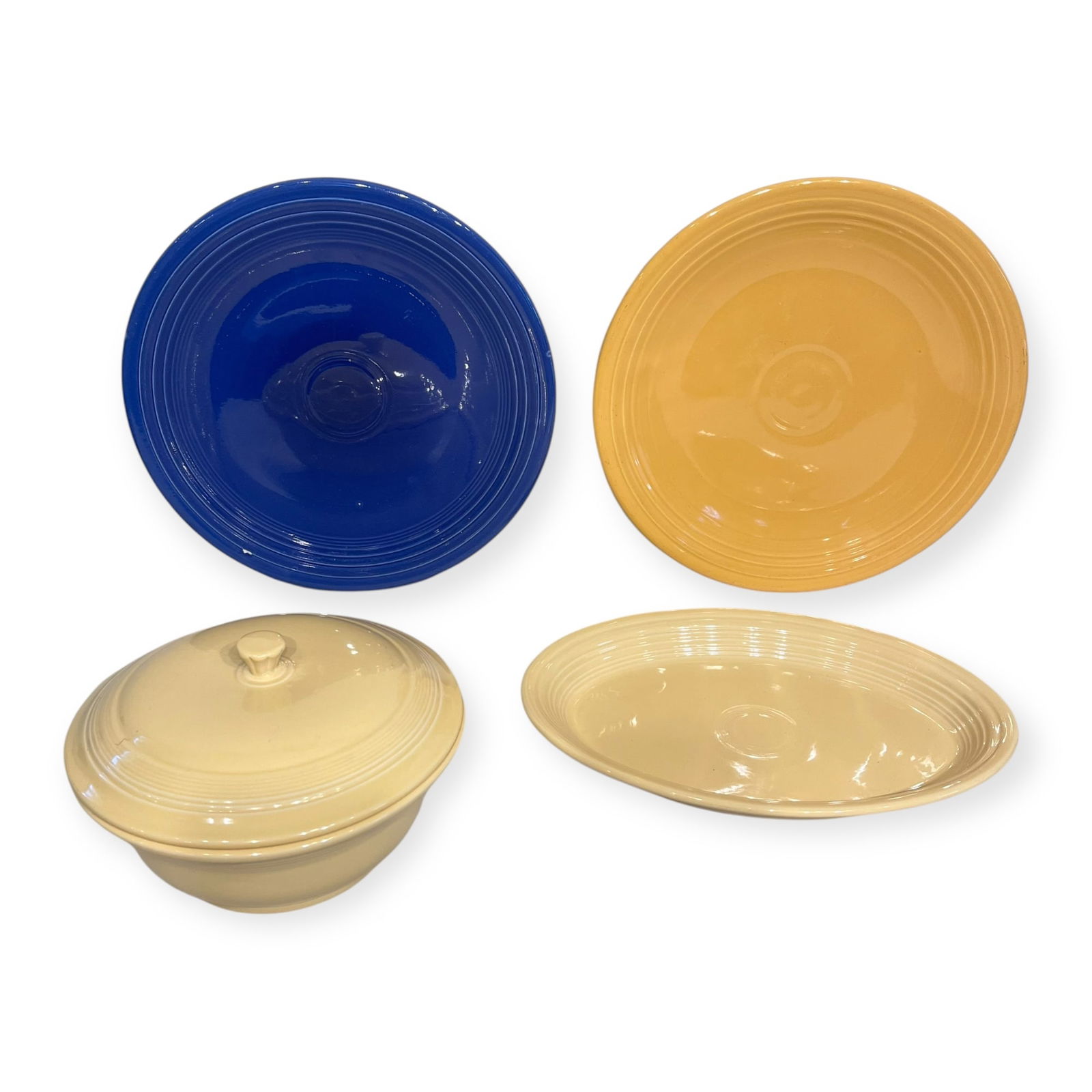 Four Pieces Fiesta Ware (1 of 2)