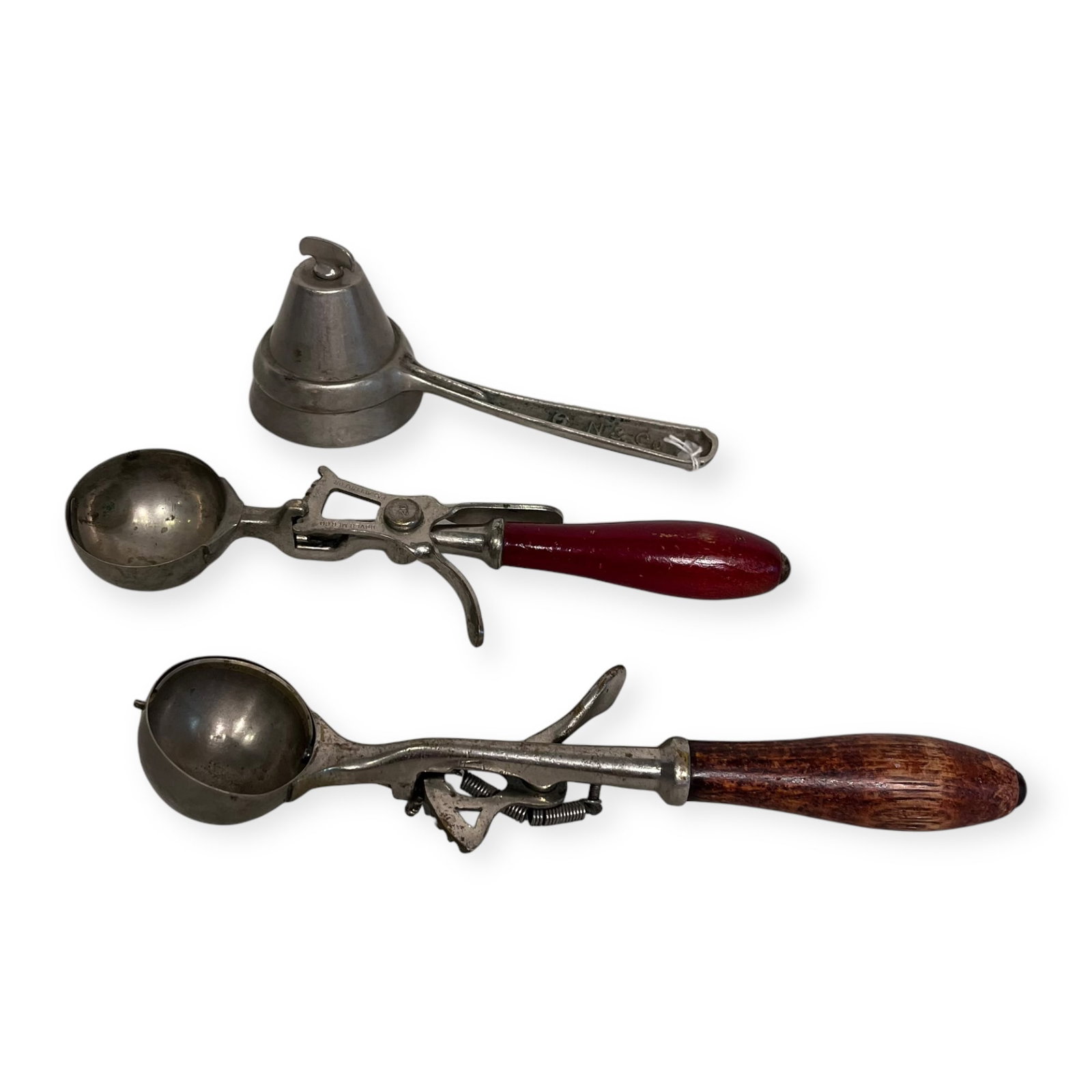 Three Antique Ice Cream Scoops (1 of 1)