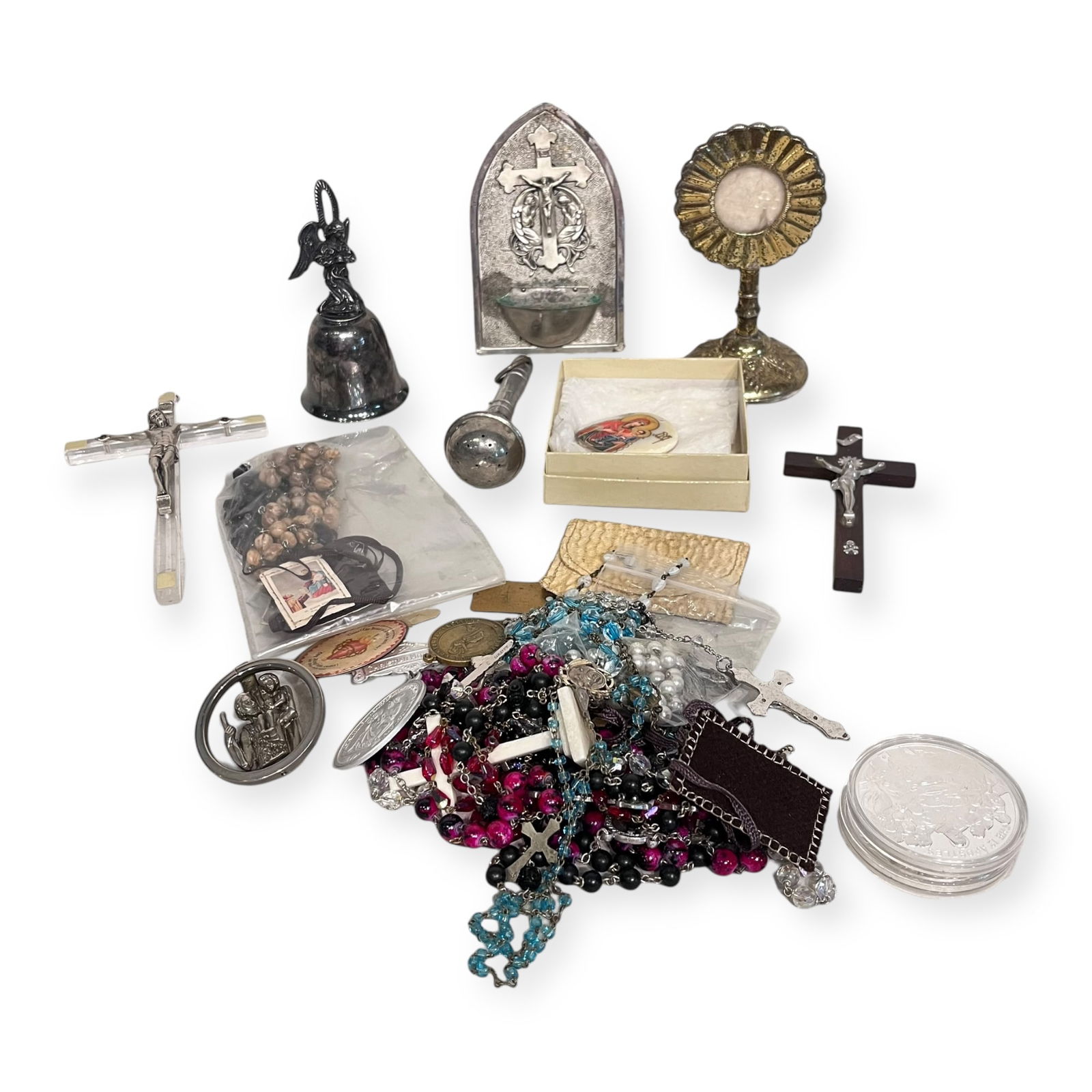 Lot of Rosaries - Metal - Crosses - Ect. (1 of 1)