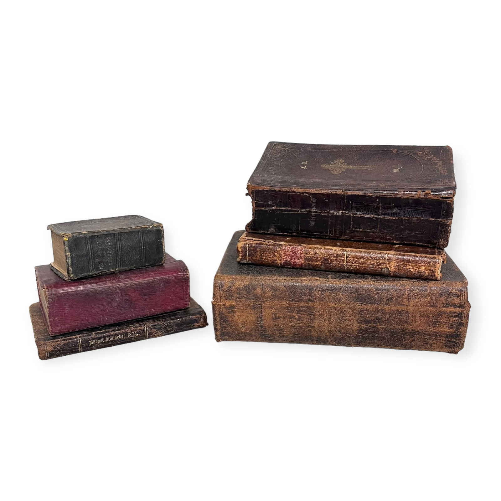 Vintage Religious 7 Early Bibles (1 of 1)