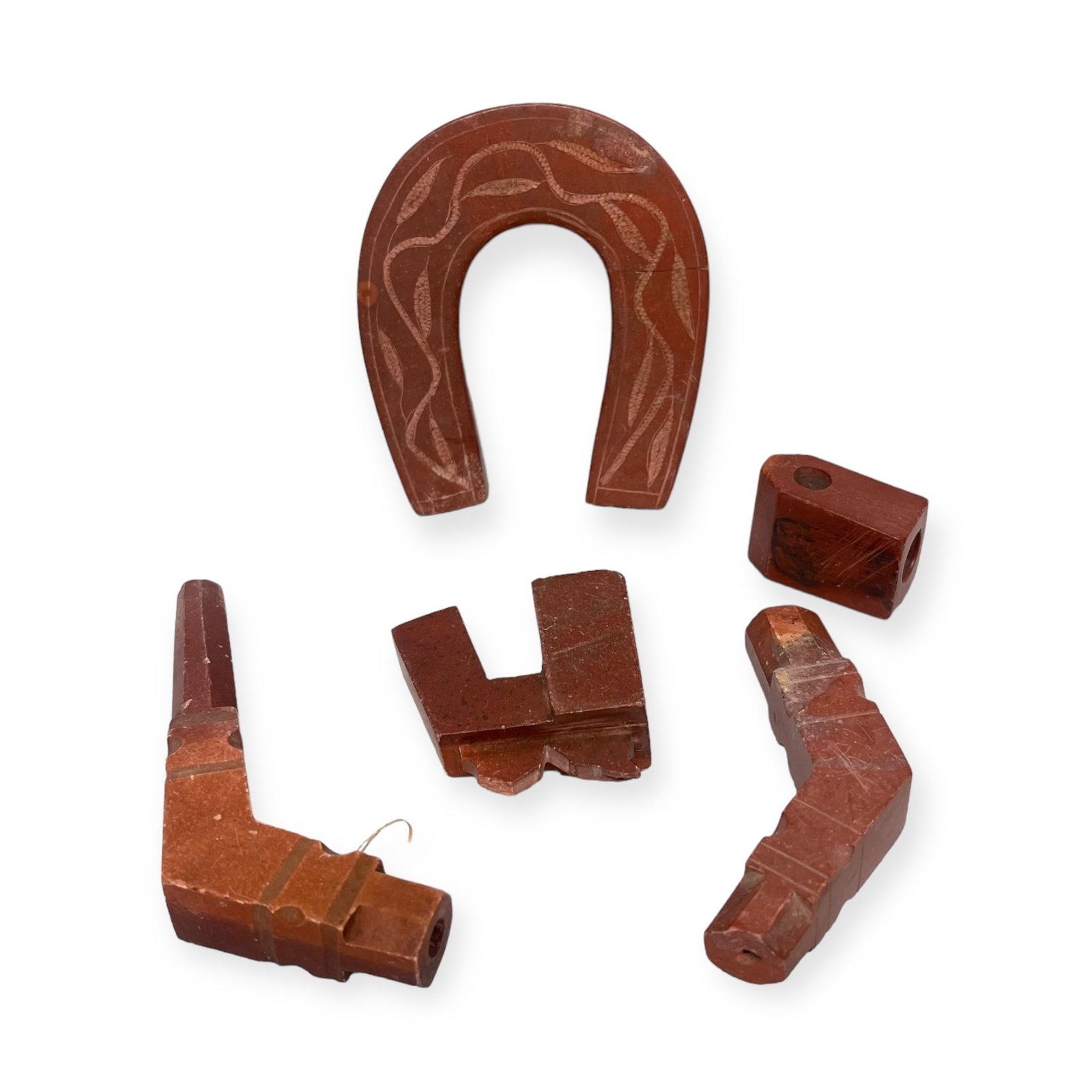 Five (5) Pieces of Catlinite (1 of 1)