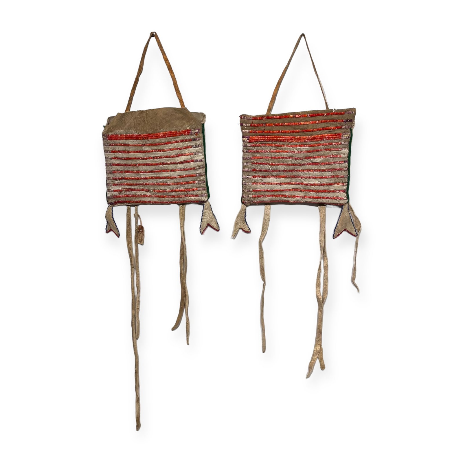 Pair of Small Crow Teepee Bags (1 of 2)