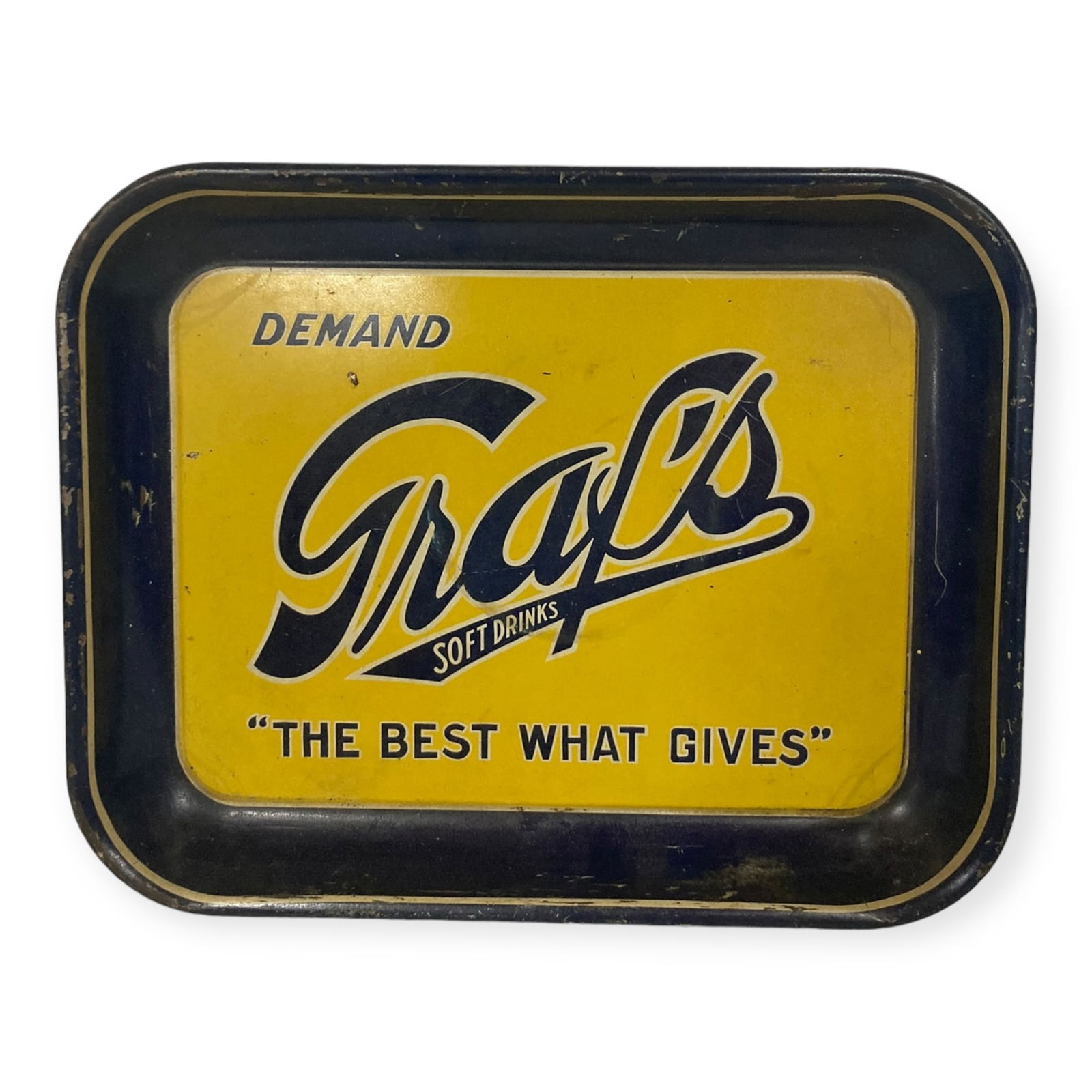 Vintage Graf's Tin Serving Tray (1 of 2)