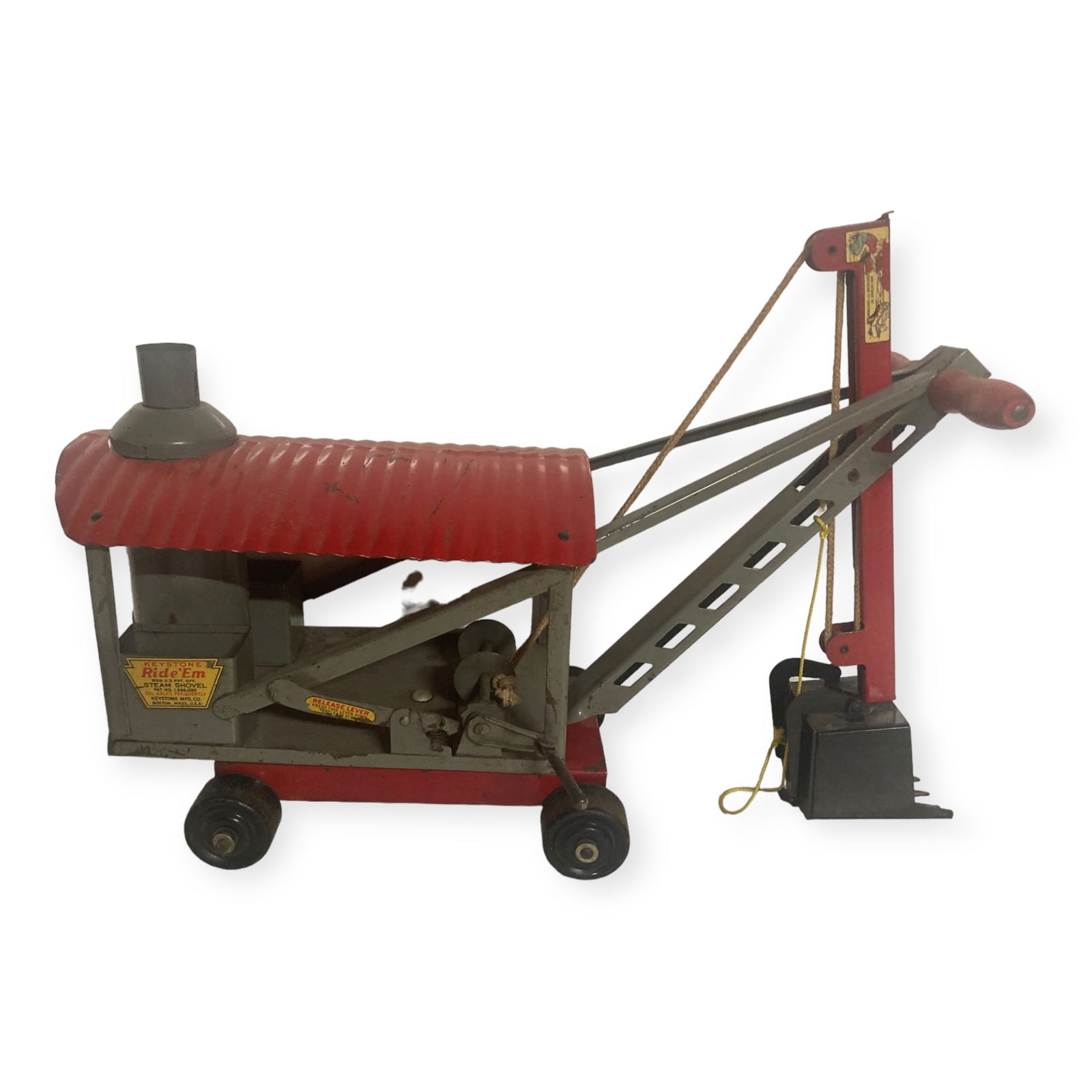 Antique Keystone Ride Em Steam Shovel (1 of 2)