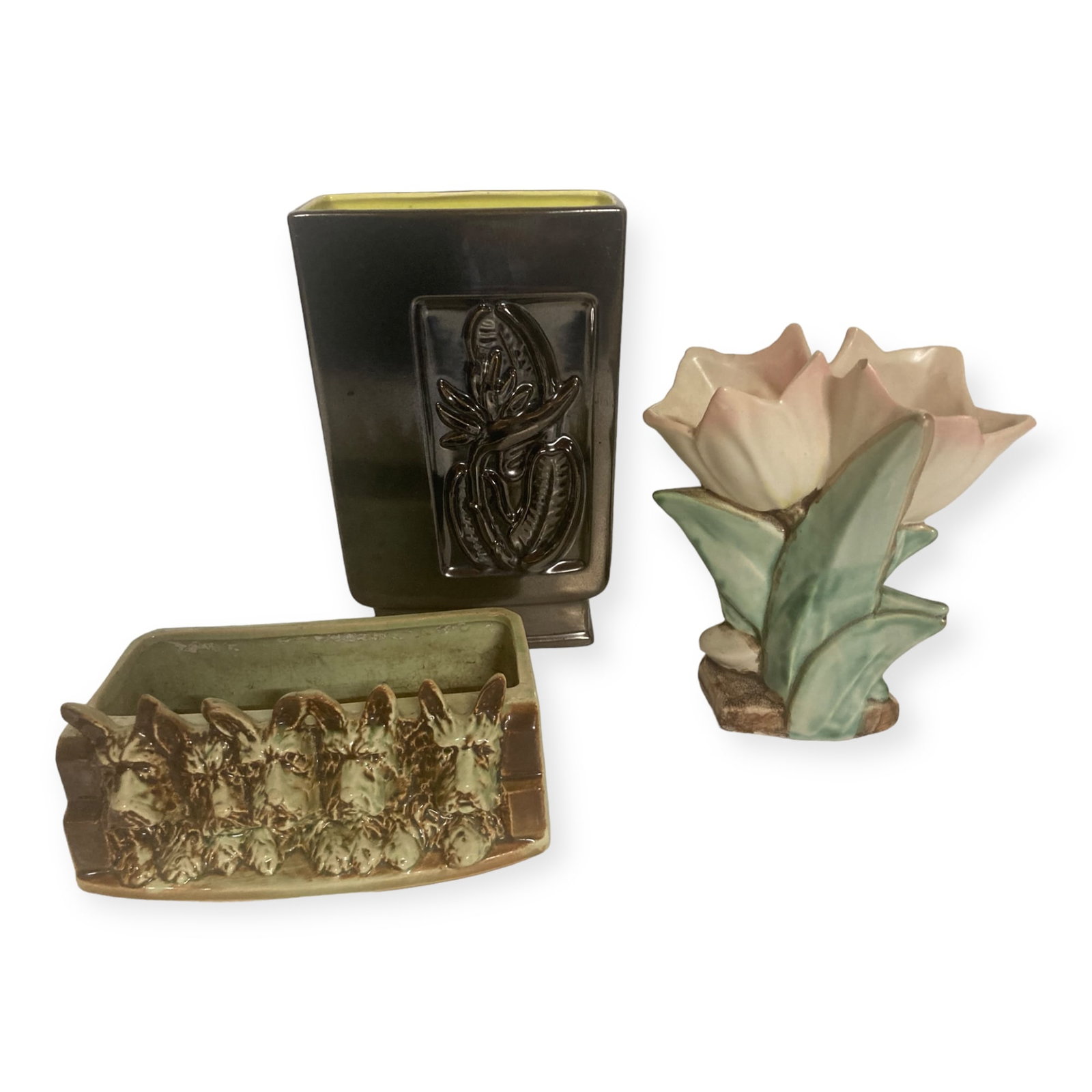 3 Pieces Art Pottery Red Wing and McCoy (1 of 1)