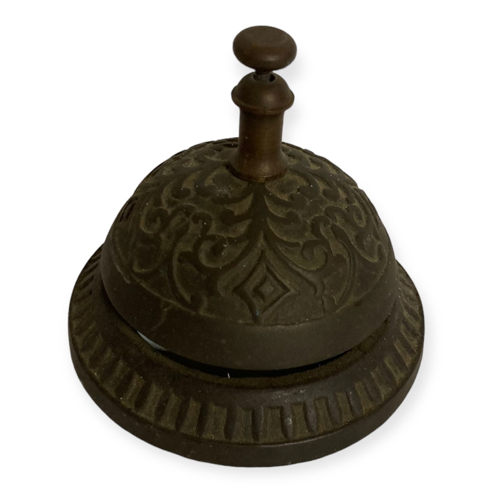 Fancy Metal Desk Bell (1 of 2)