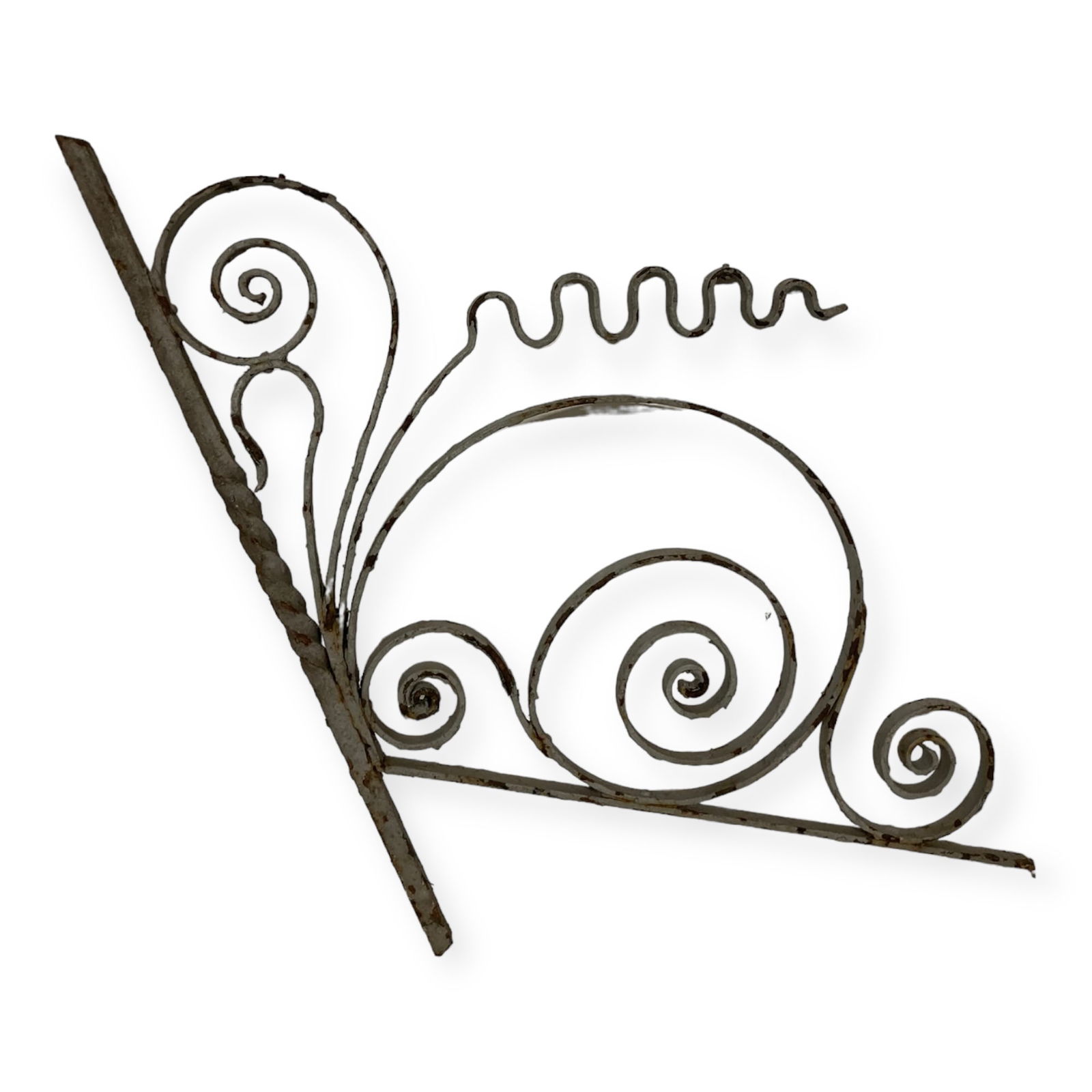 Pair Of Antique Iron Architectural Pieces (1 of 1)